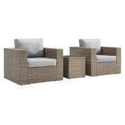 Modway Convene 3-Piece Outdoor Patio Furniture Set