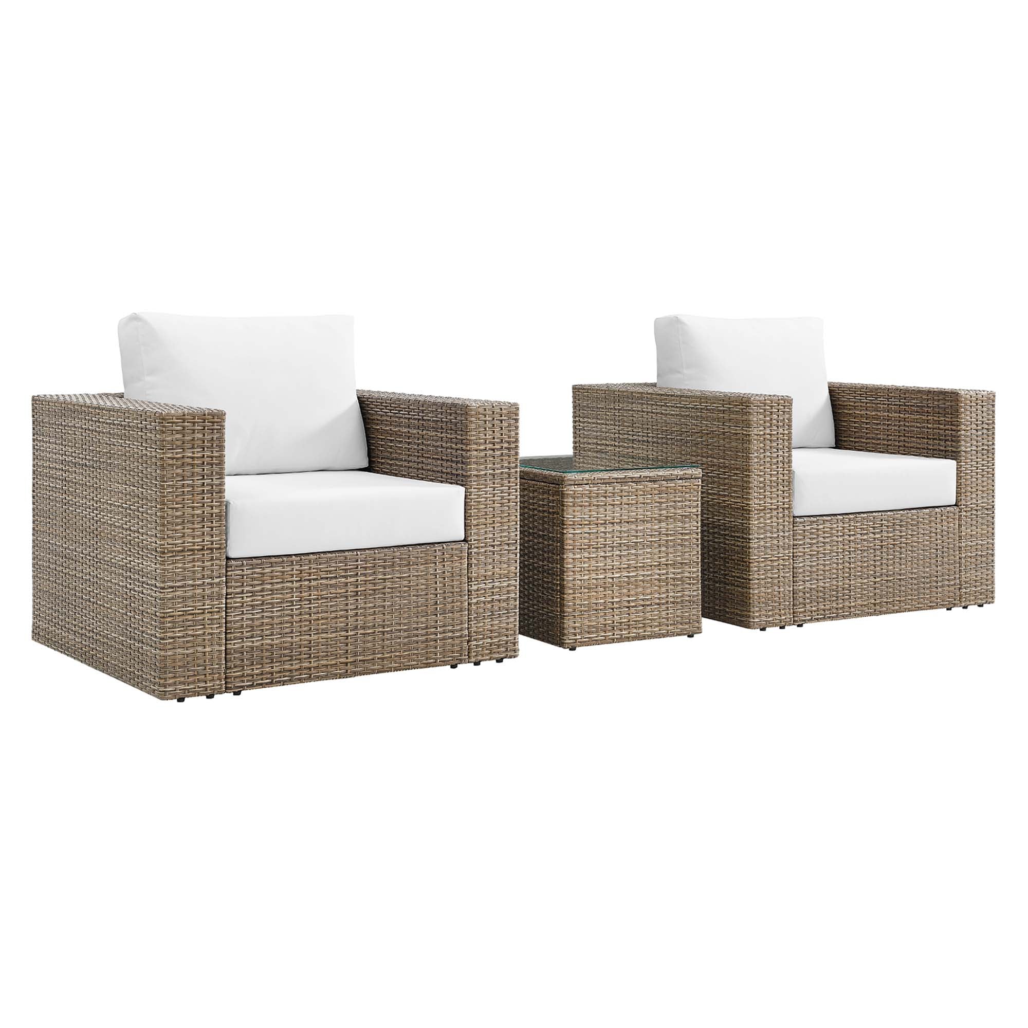 Modway Convene 3-Piece Outdoor Patio Furniture Set