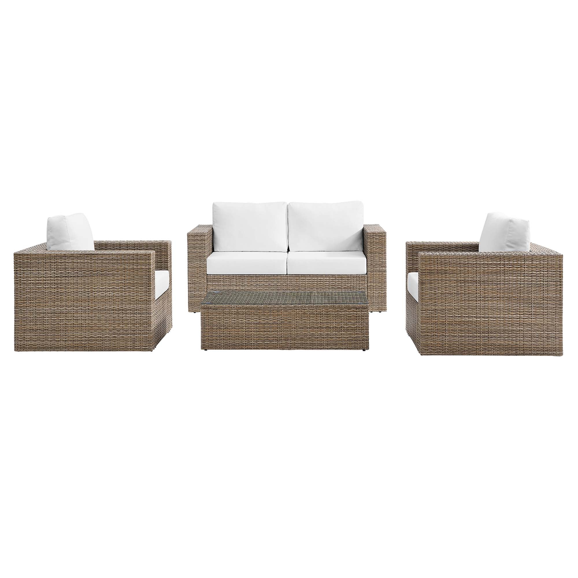 Modway Convene 4-Piece Outdoor Patio Furniture Set
