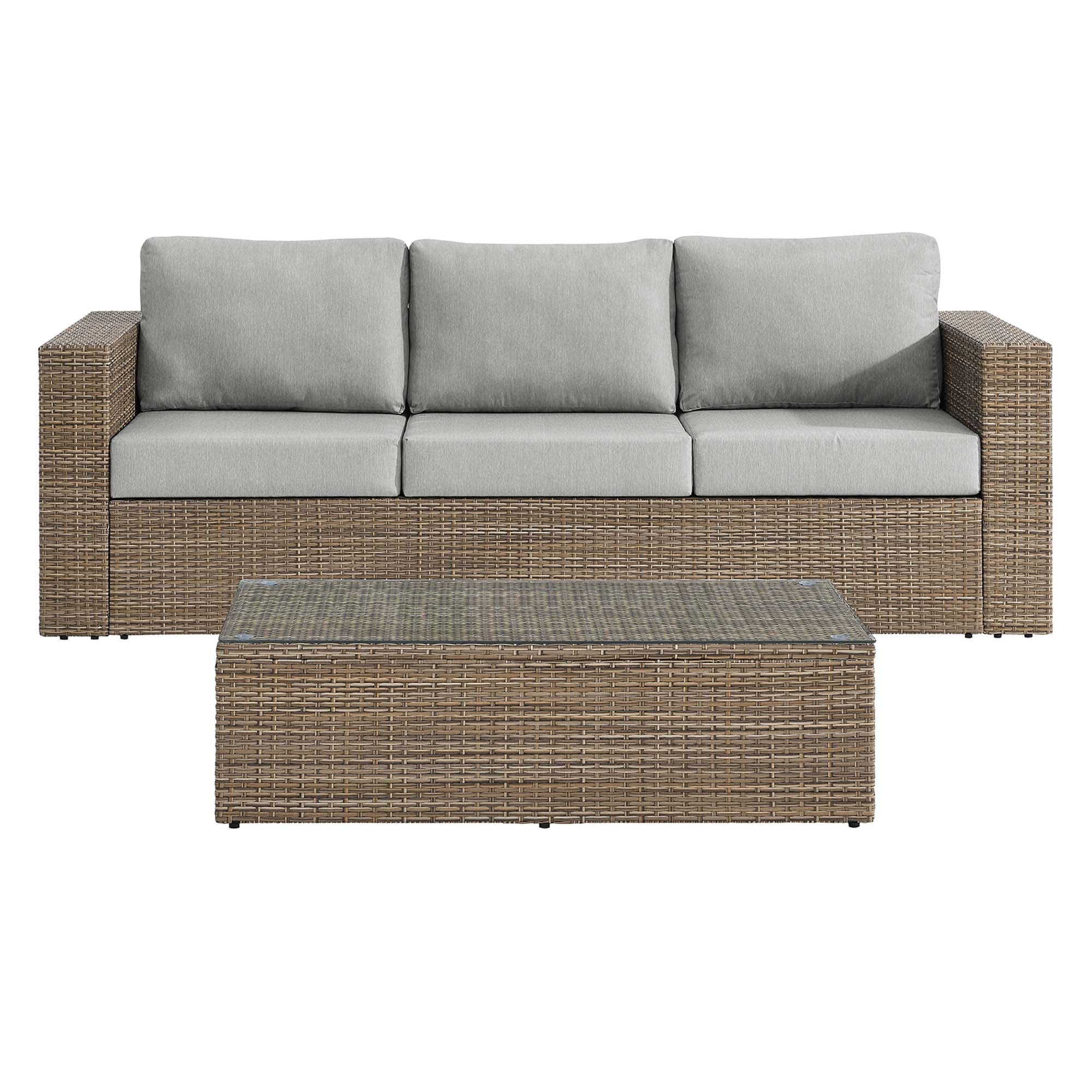 Modway Convene 2-Piece Outdoor Patio Furniture Set