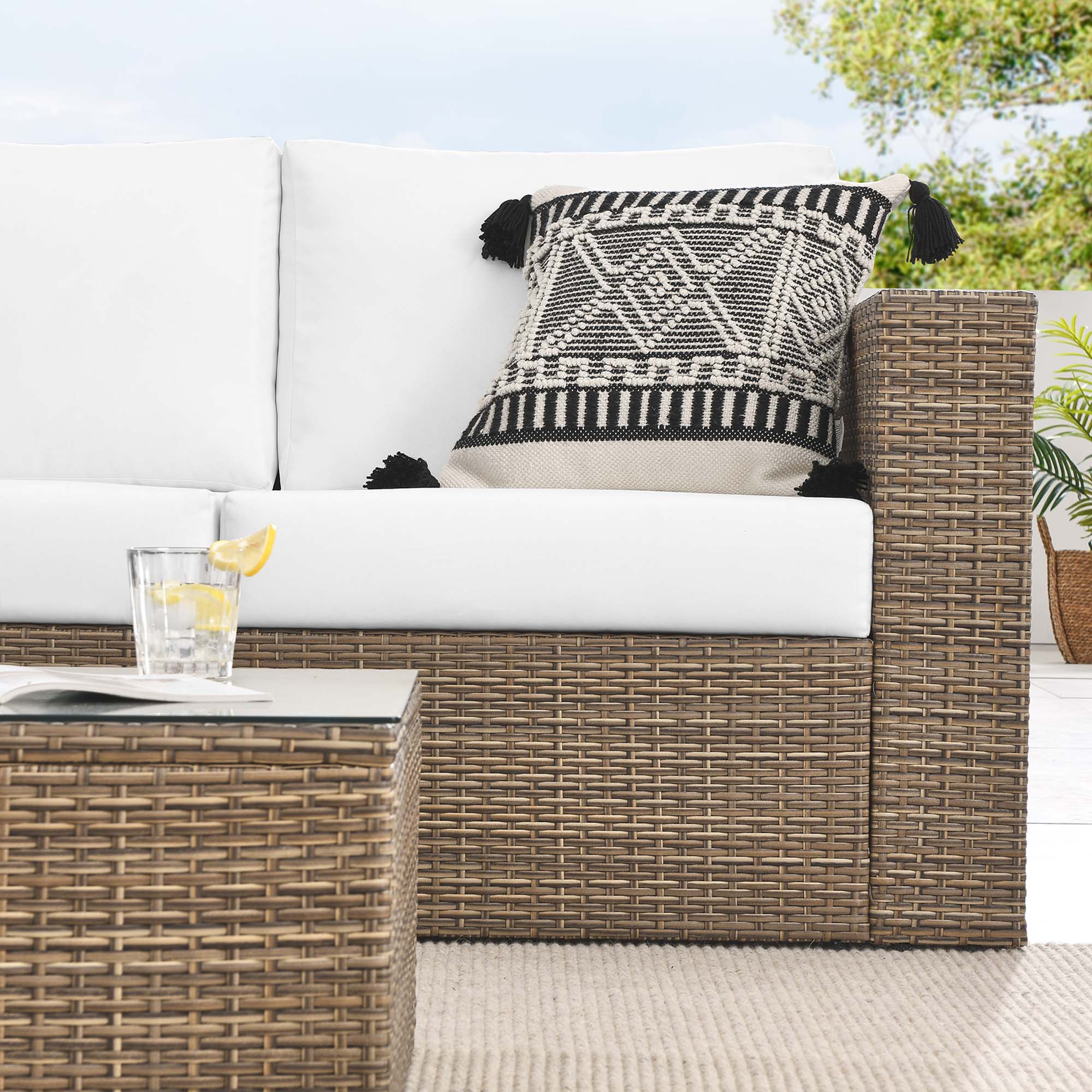 Modway Convene 2-Piece Outdoor Patio Furniture Set