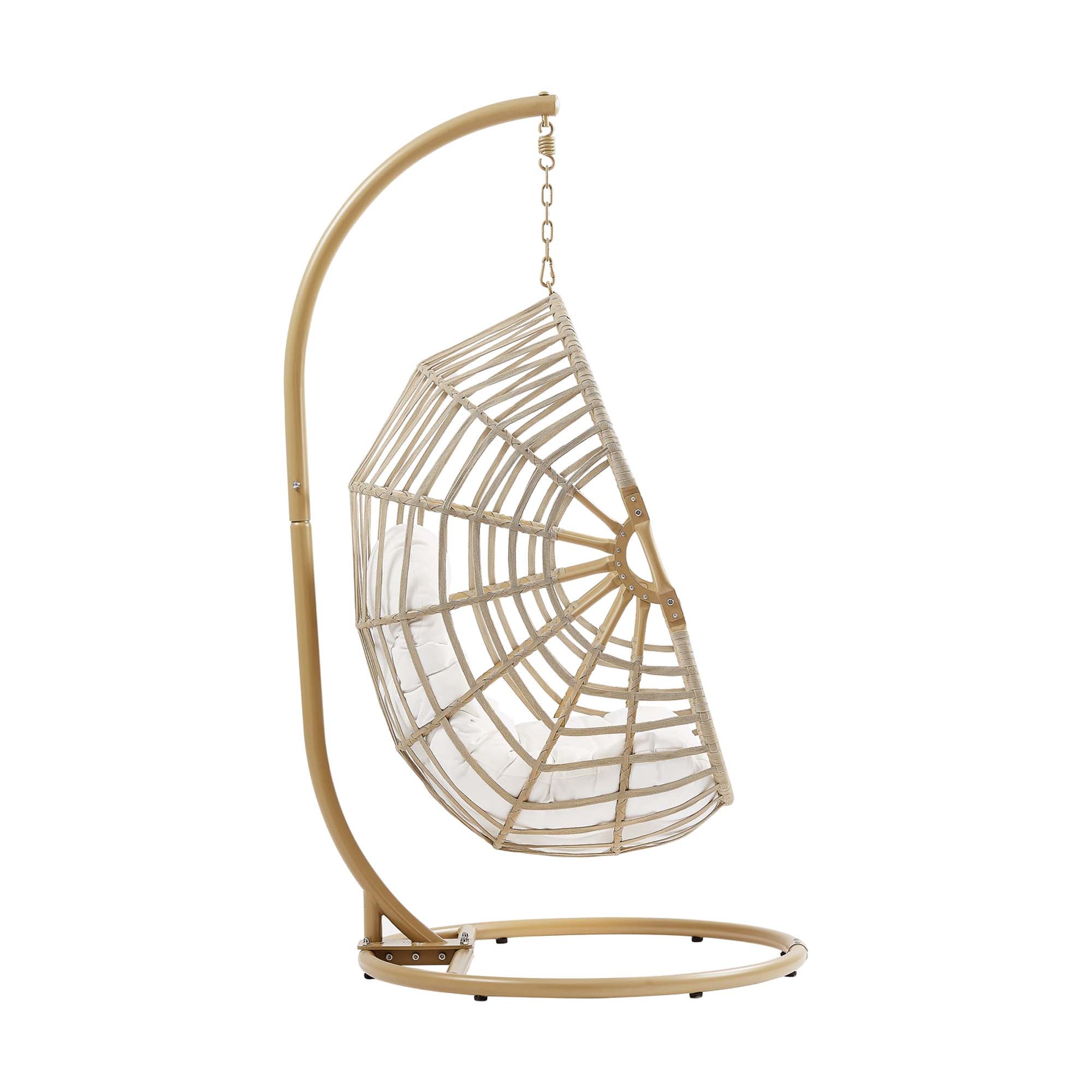 Modway Amalie Wicker Rattan Outdoor Patio Rattan Swing Chair