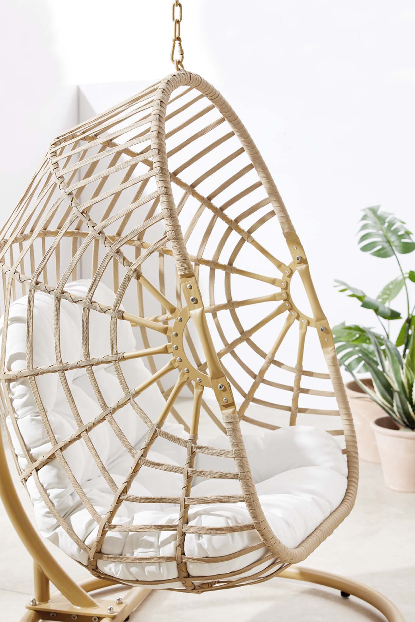 Modway Amalie Wicker Rattan Outdoor Patio Rattan Swing Chair