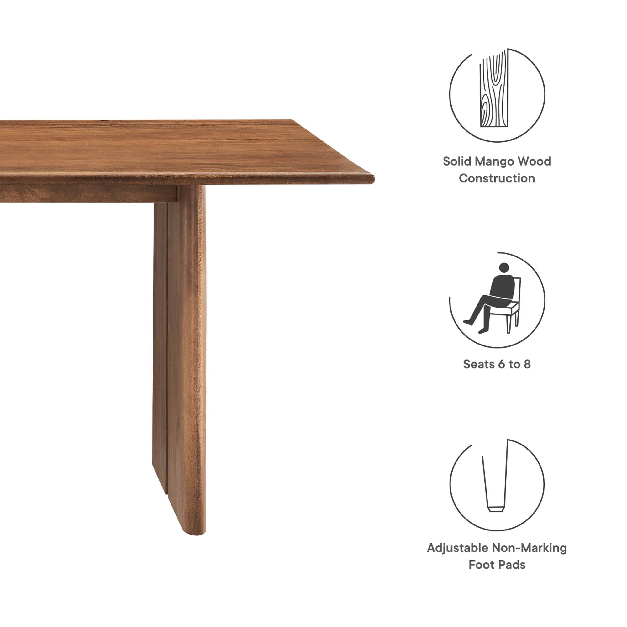 Modway Amistad 72" Dining Table