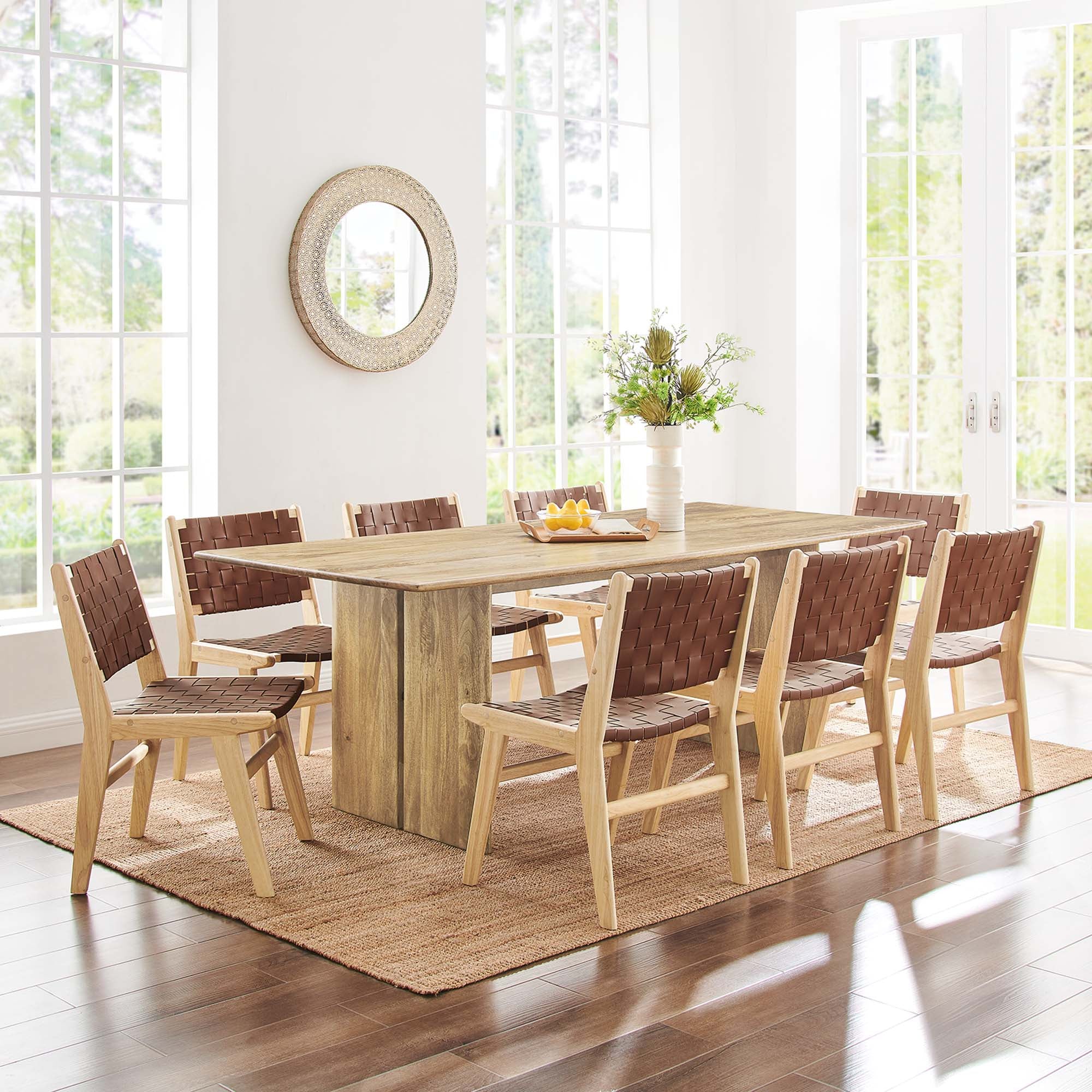 Modway Amistad 86" Wood Dining Table