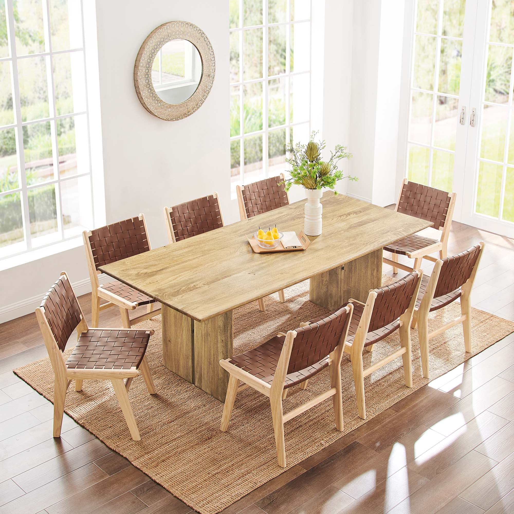 Modway Amistad 86" Wood Dining Table