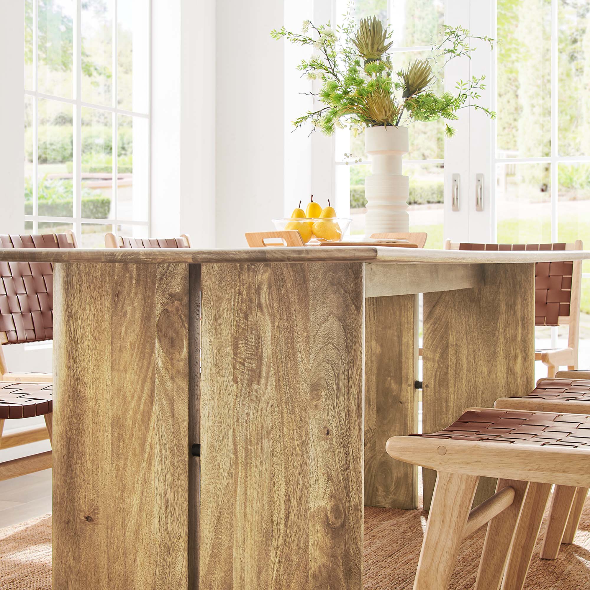 Modway Amistad 86" Wood Dining Table