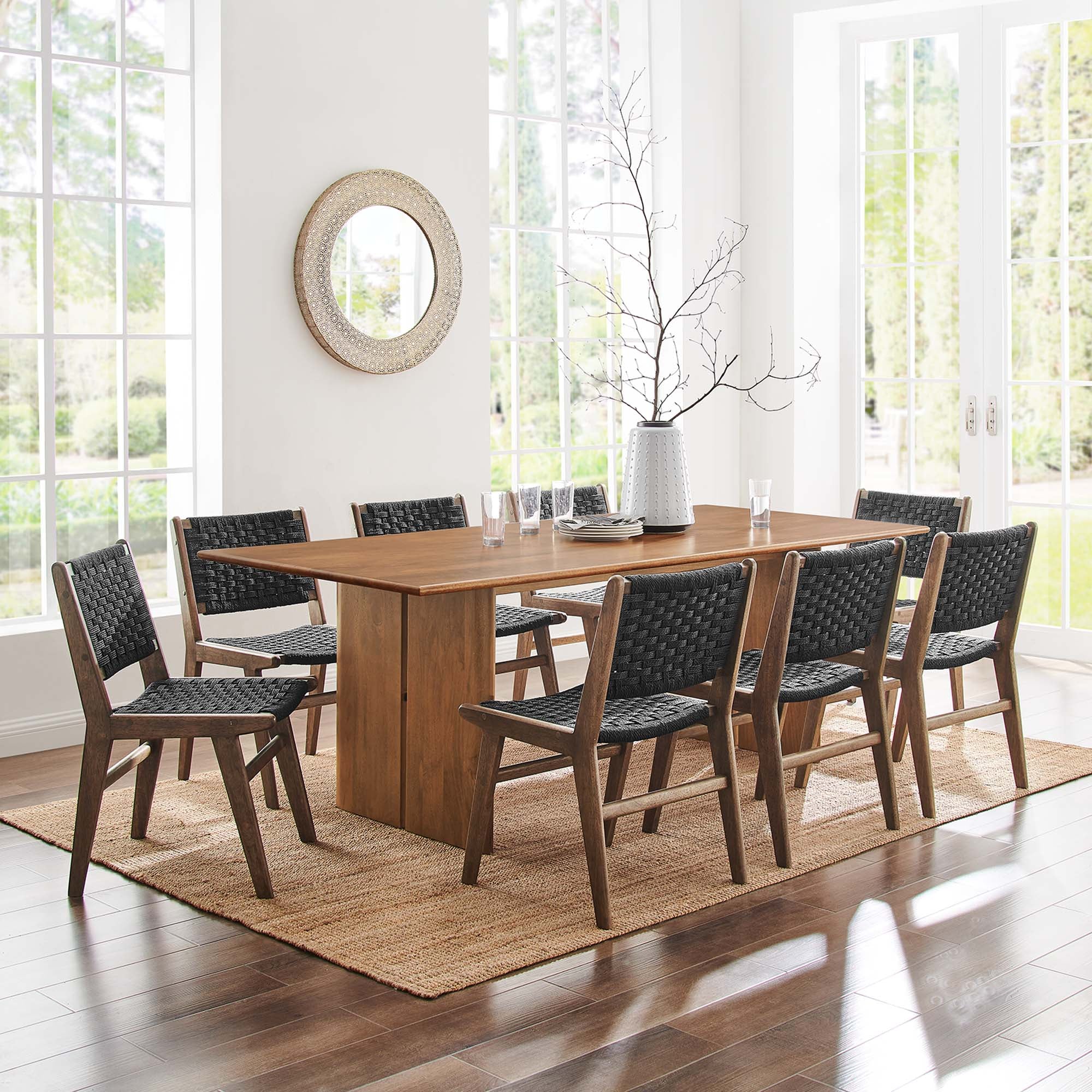 Modway Amistad 86" Wood Dining Table