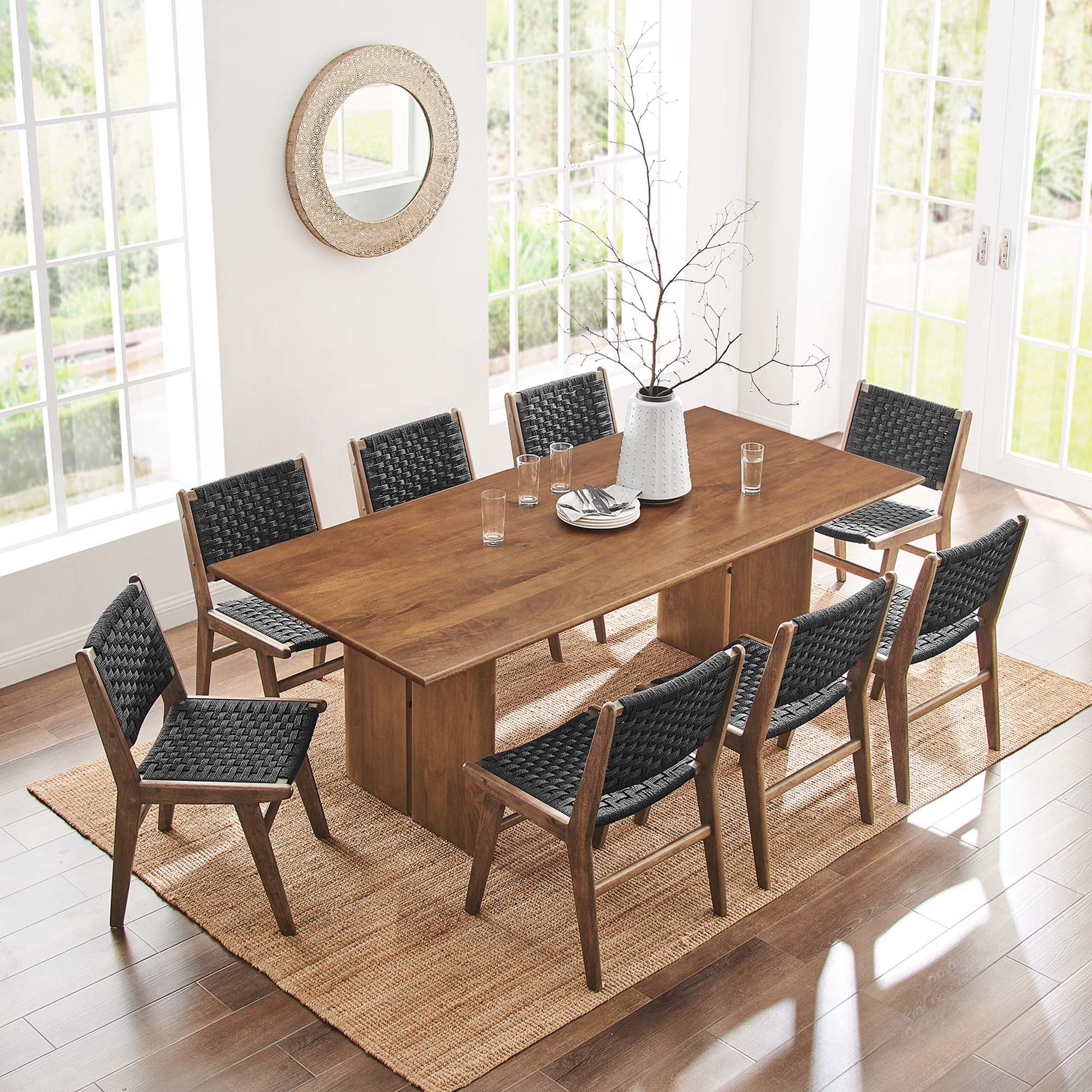 Modway Amistad 86" Wood Dining Table