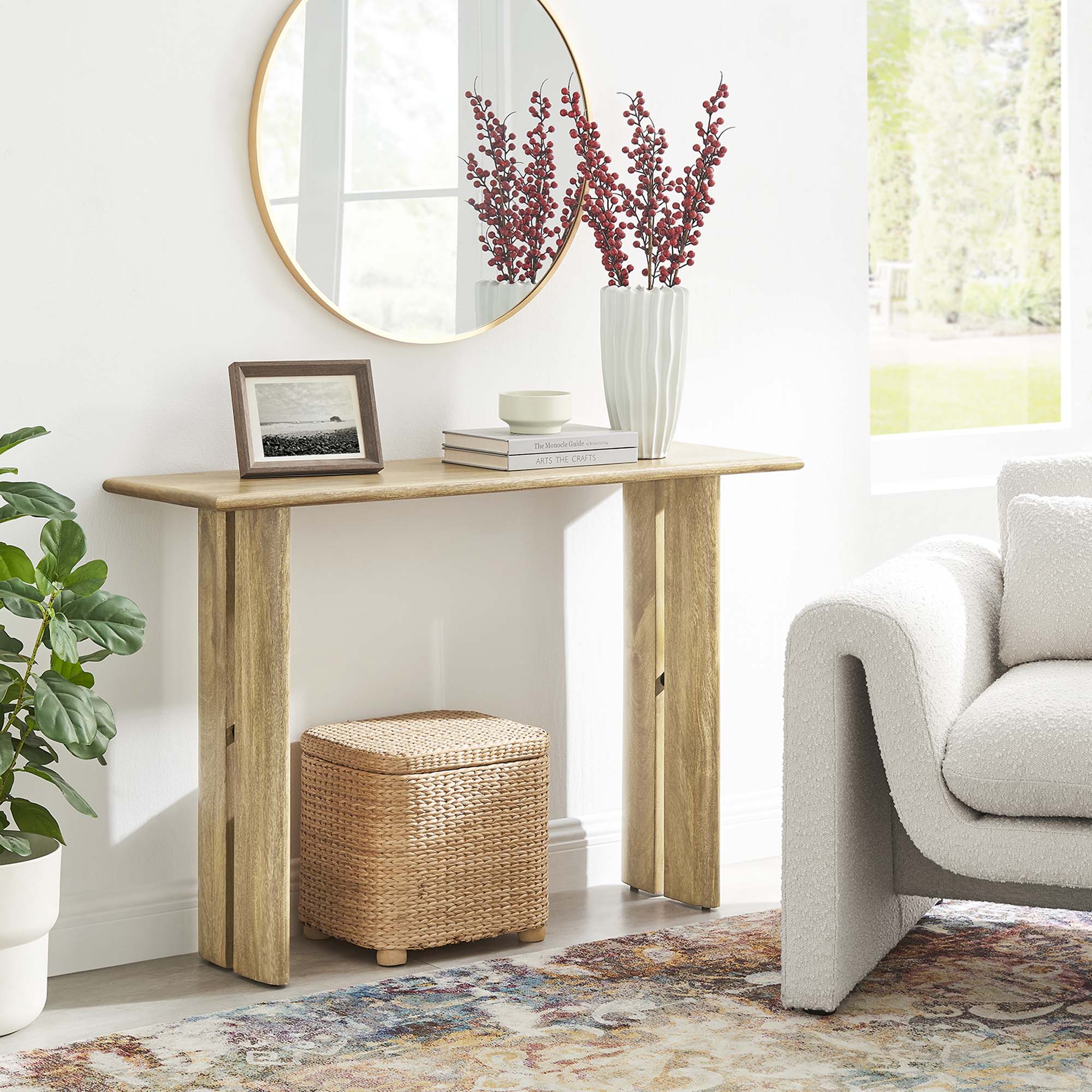 Modway Amistad Wood Console Table