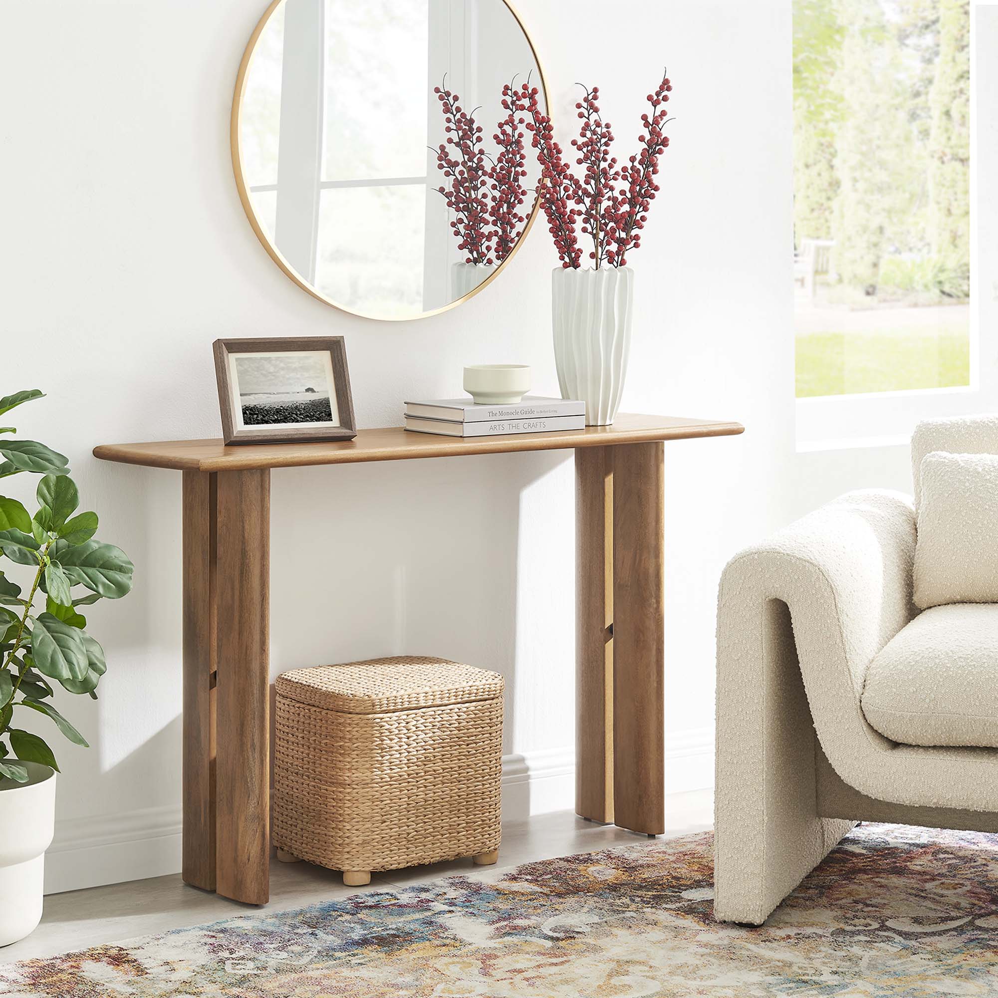 Modway Amistad Wood Console Table
