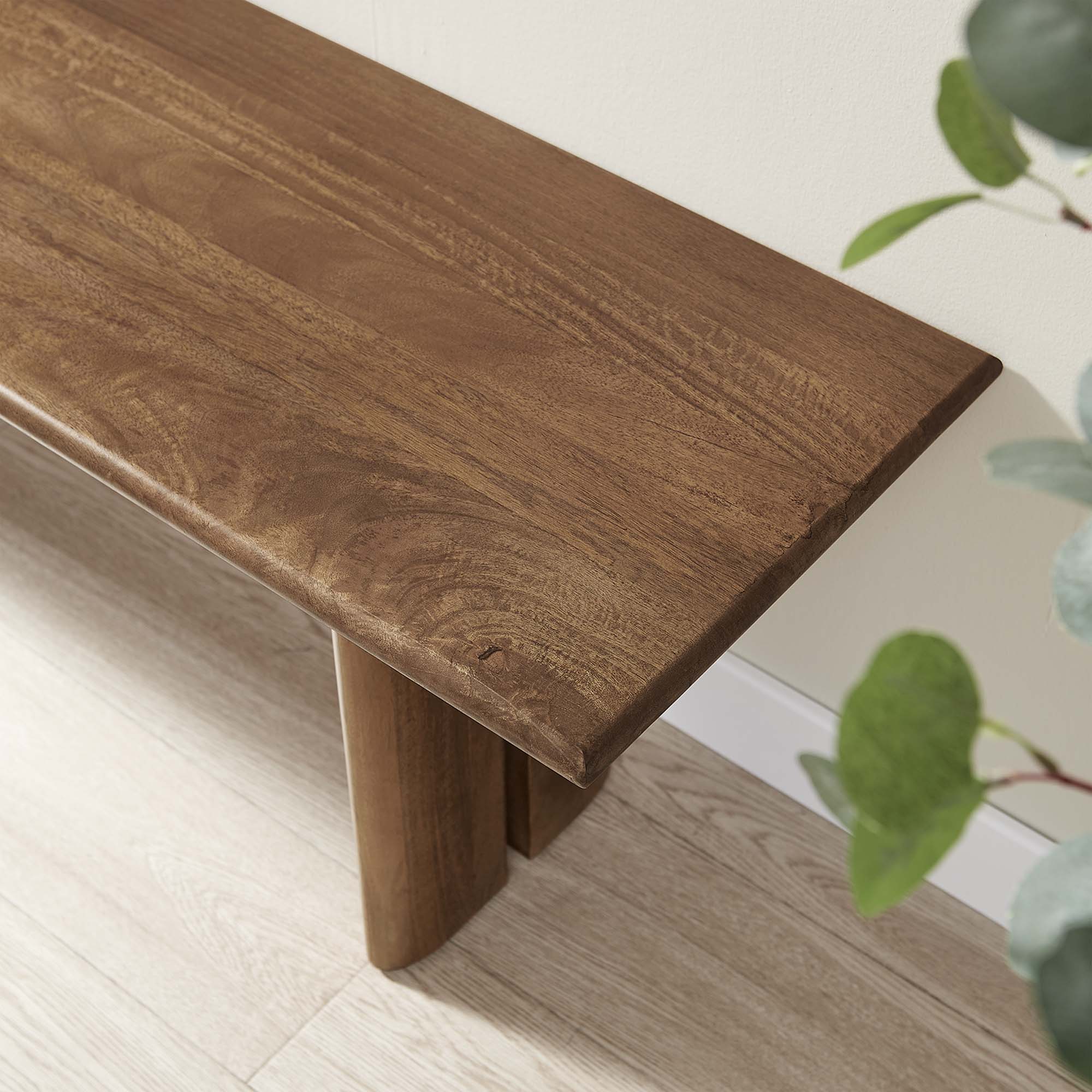 Modway Amistad 58" Wood Bench