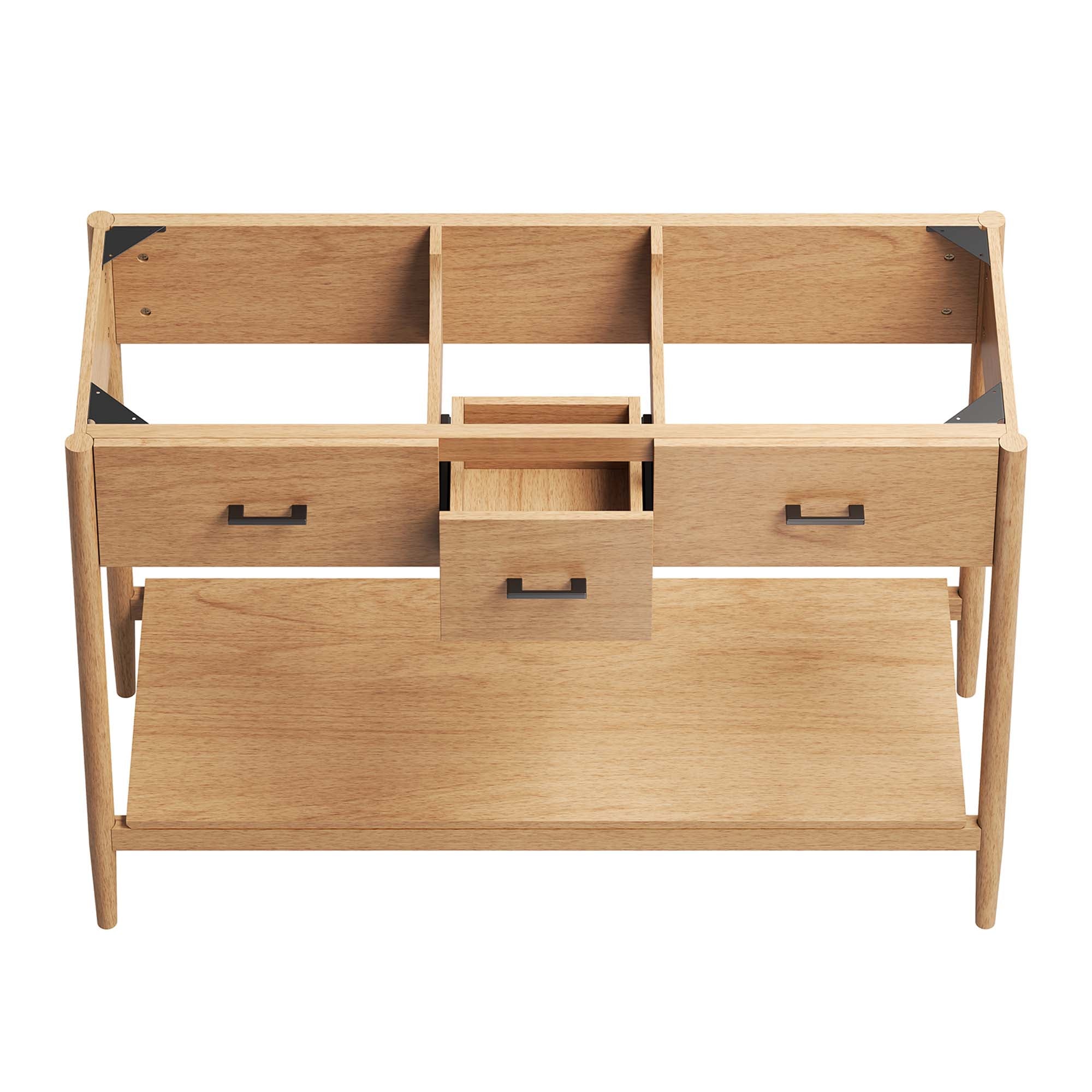 Modway Zaire 48” Double Sink Compatible Bathroom Vanity Cabinet (Sink Basin Not Included)