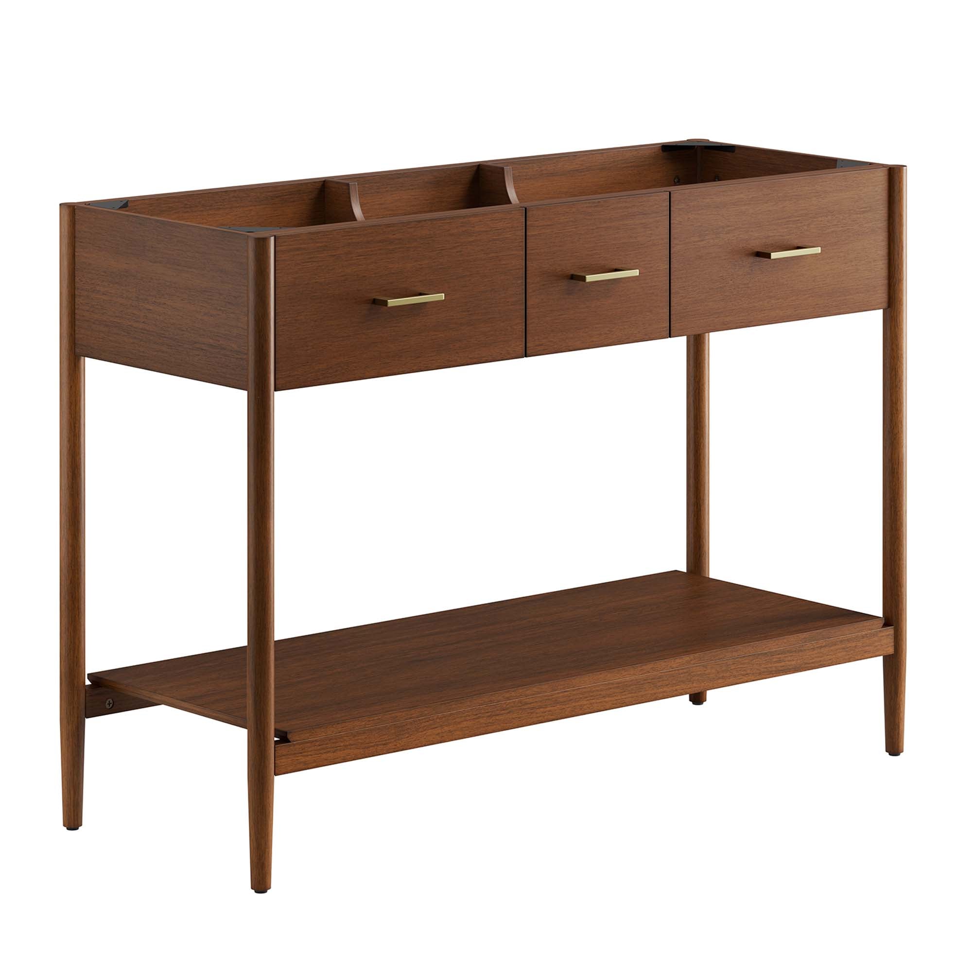 Modway Zaire 48” Double Sink Compatible Bathroom Vanity Cabinet (Sink Basin Not Included)