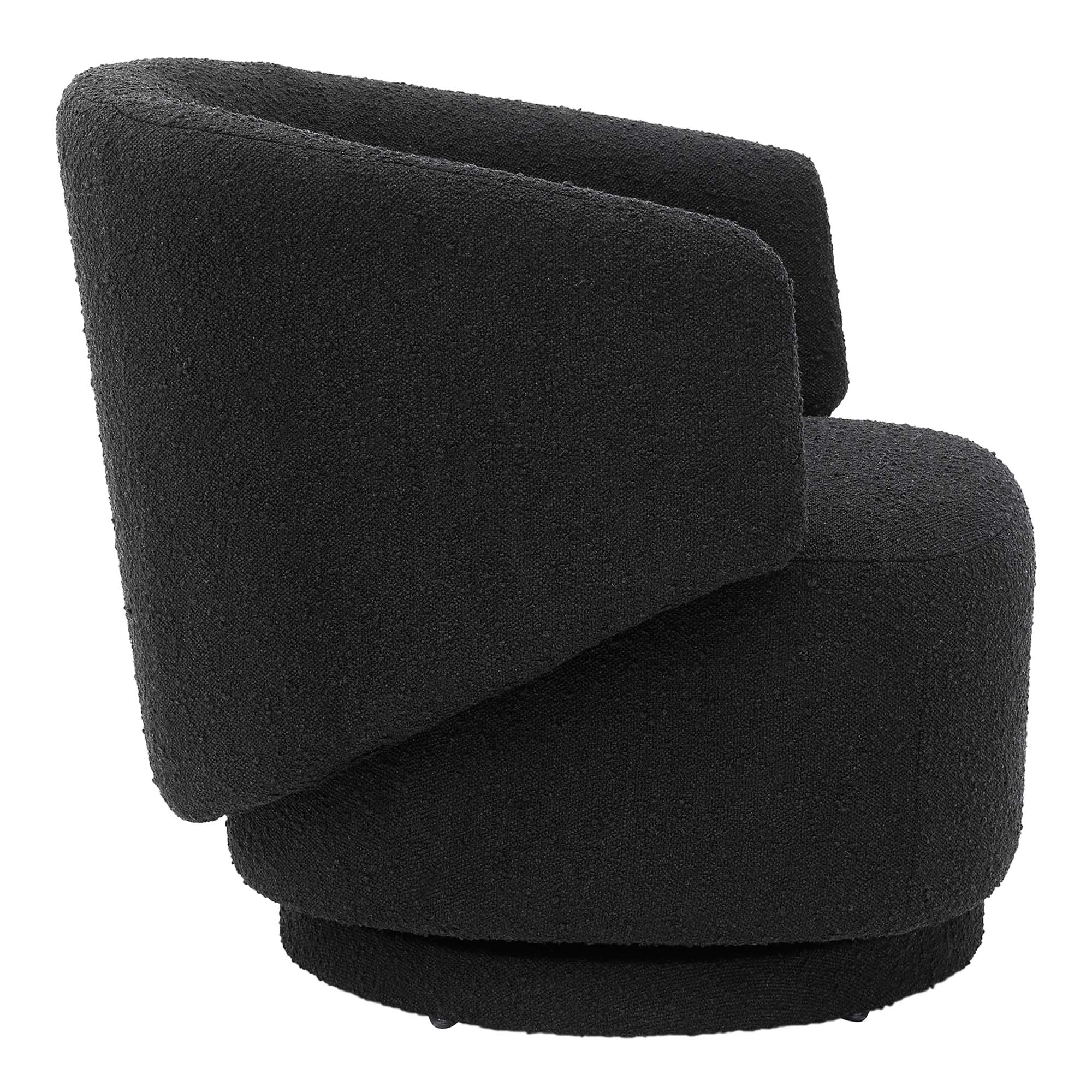 Modway Celestia Boucle Fabric Swivel Chair