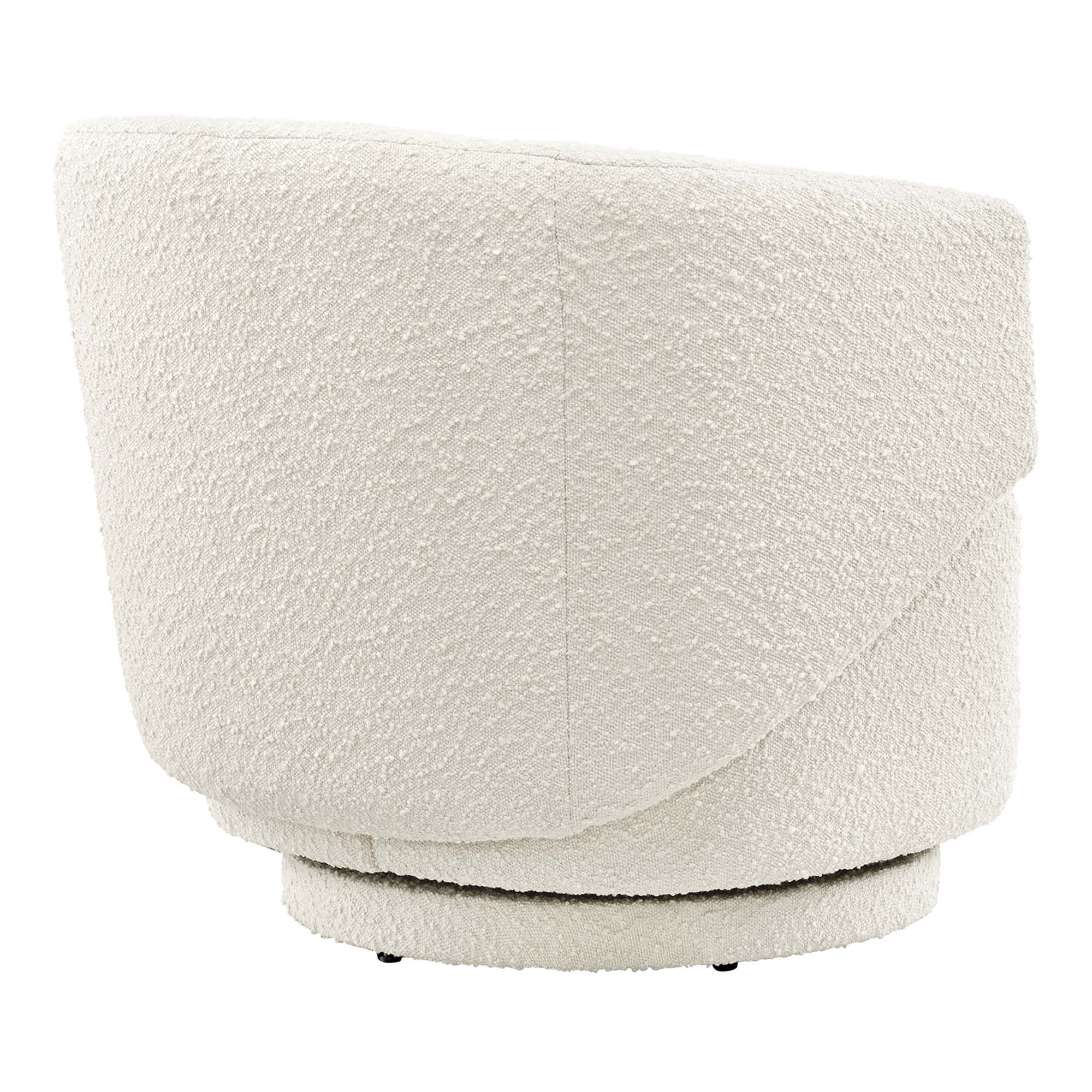 Modway Celestia Boucle Fabric Swivel Chair