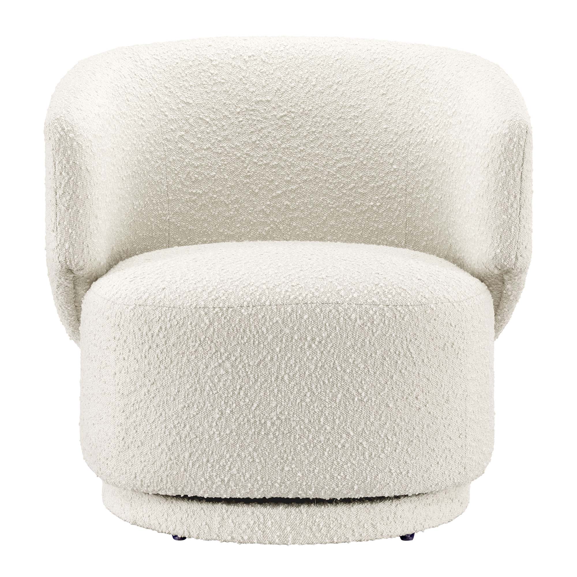 Modway Celestia Boucle Fabric Swivel Chair