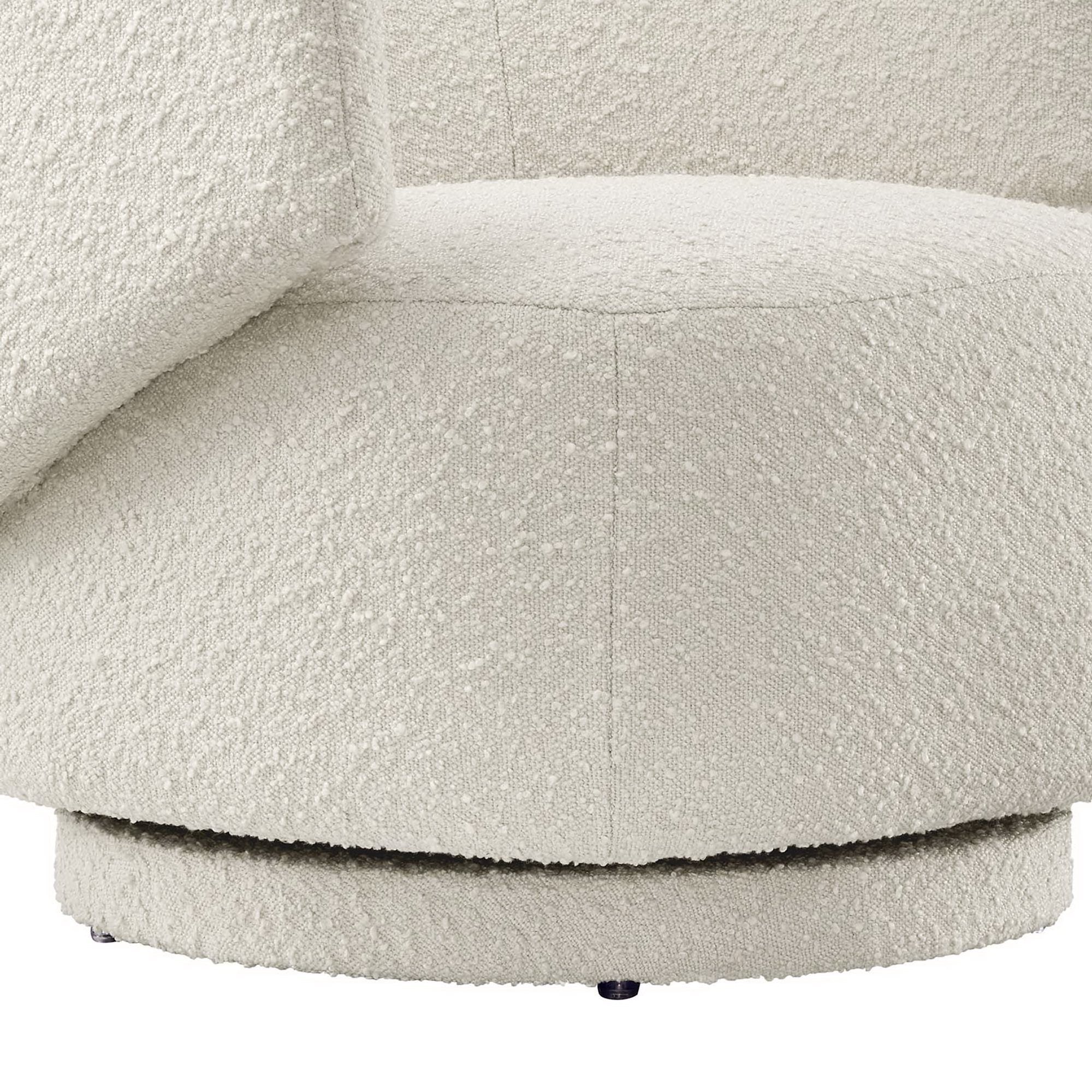 Modway Celestia Boucle Fabric Swivel Chair