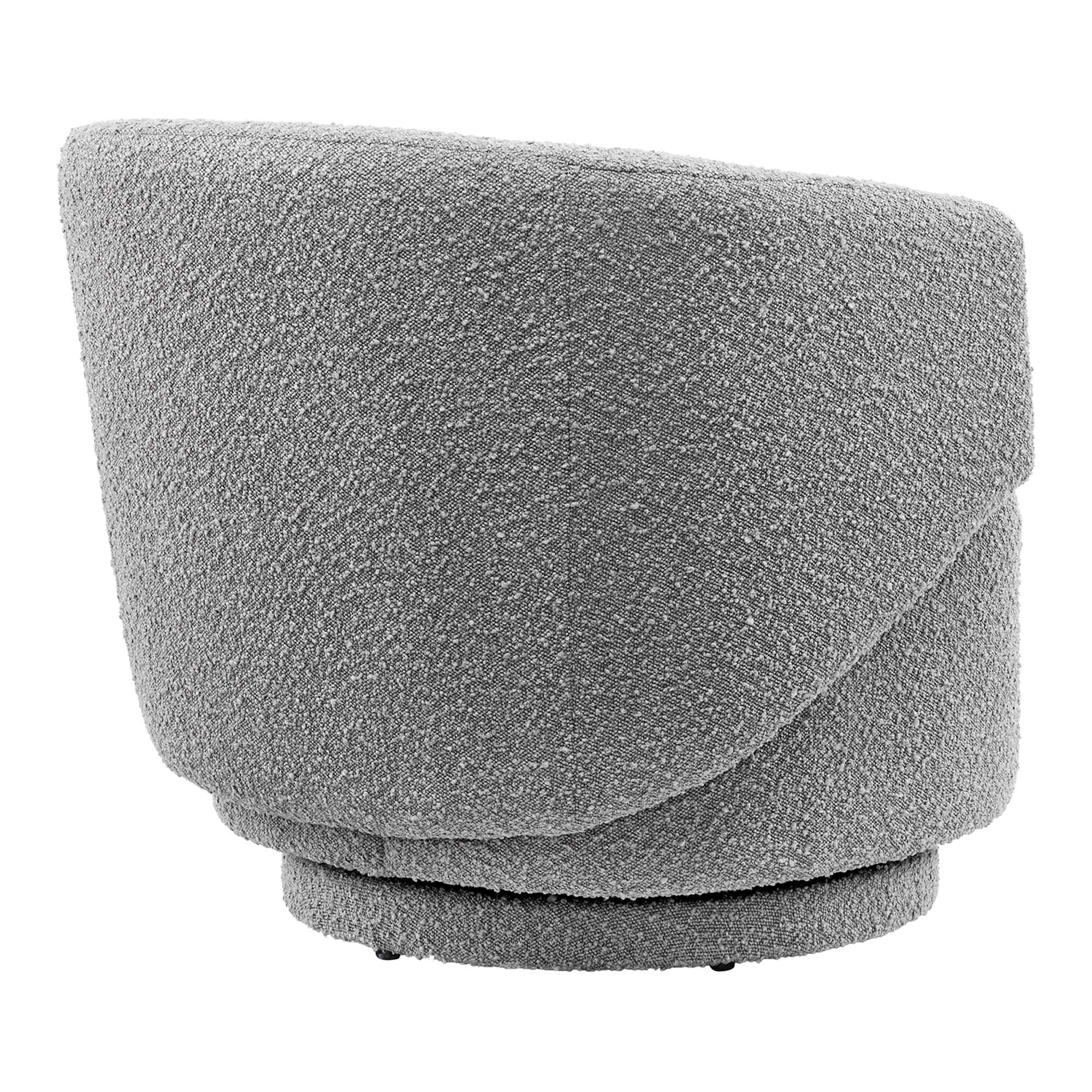 Modway Celestia Boucle Fabric Swivel Chair