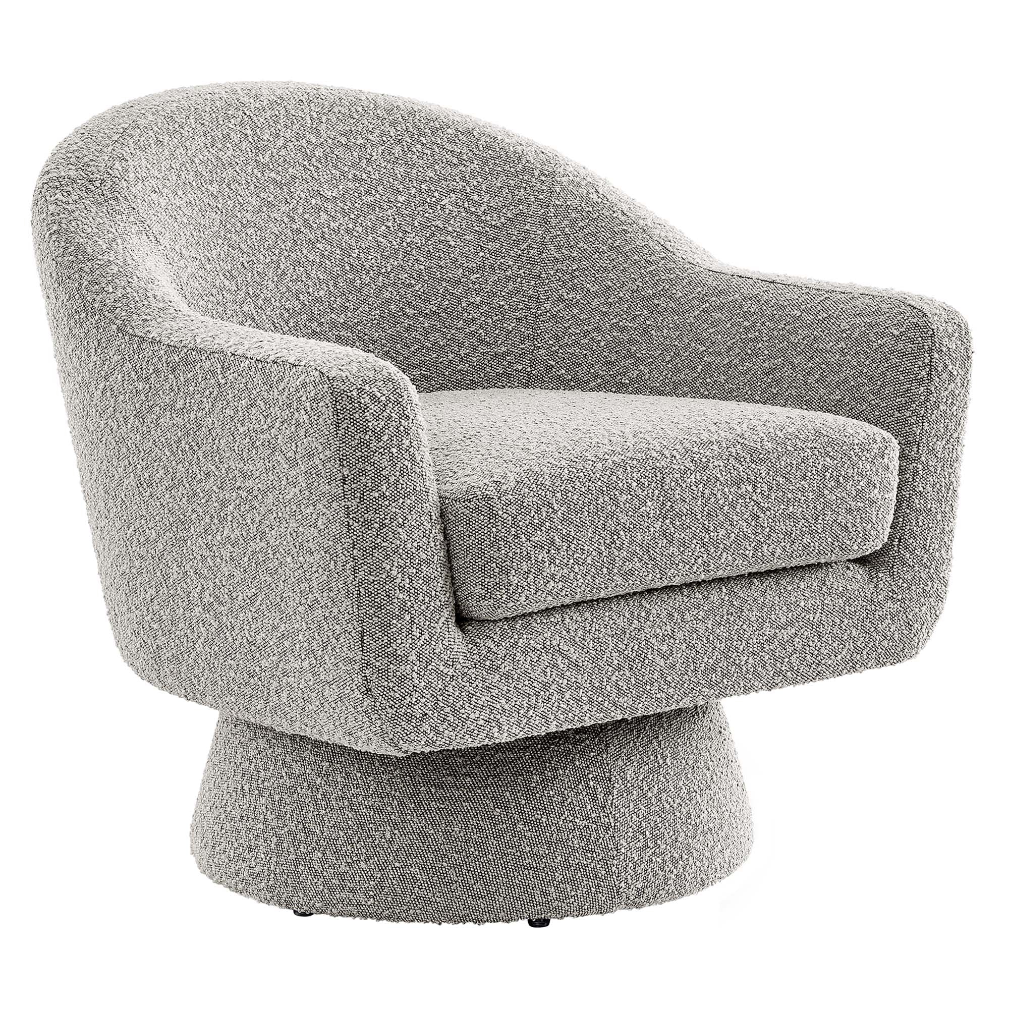 Modway Astral Boucle Fabric Swivel Chair