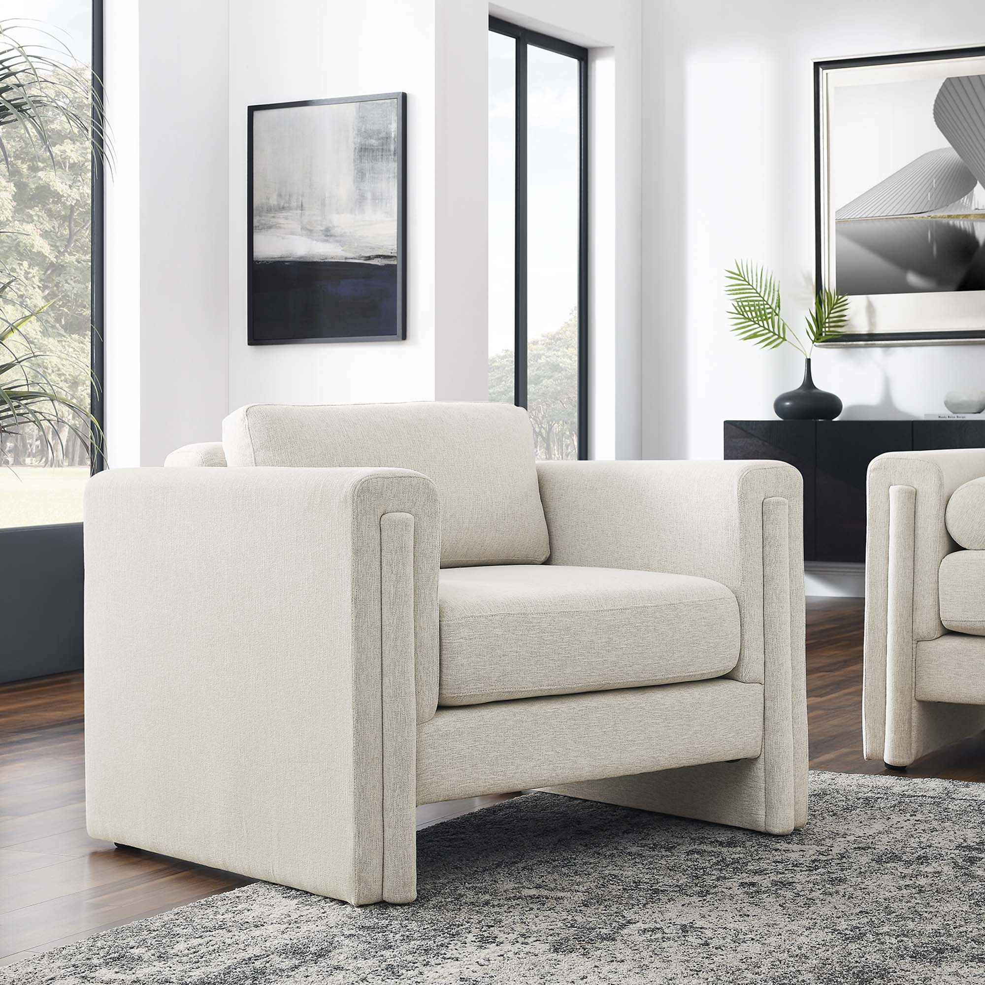 Modway Visible Fabric Armchair