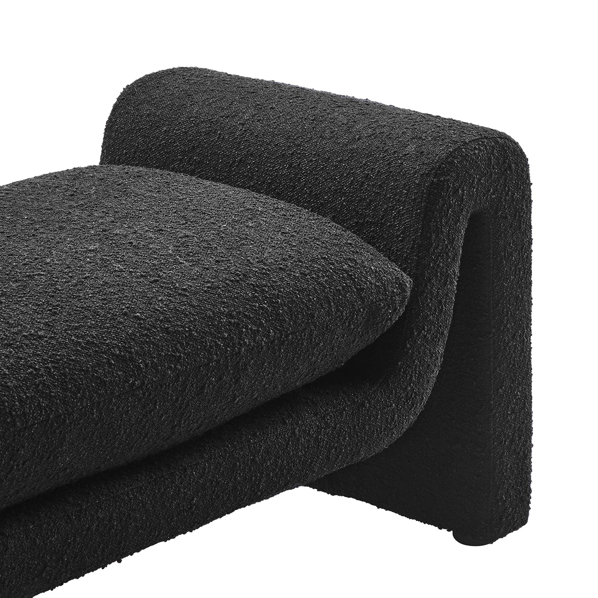 Modway Waverly Boucle Fabric Bench