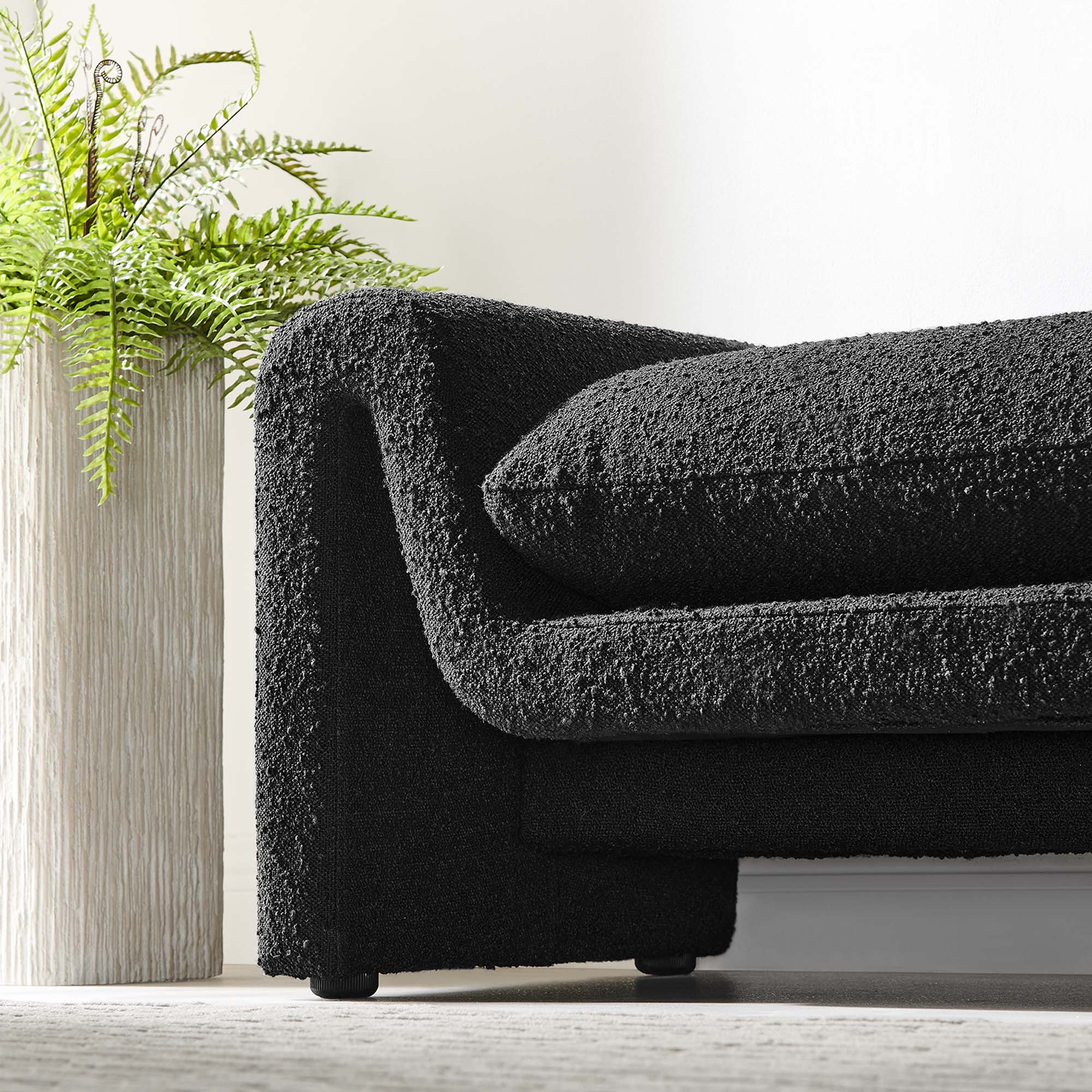 Modway Waverly Boucle Fabric Bench