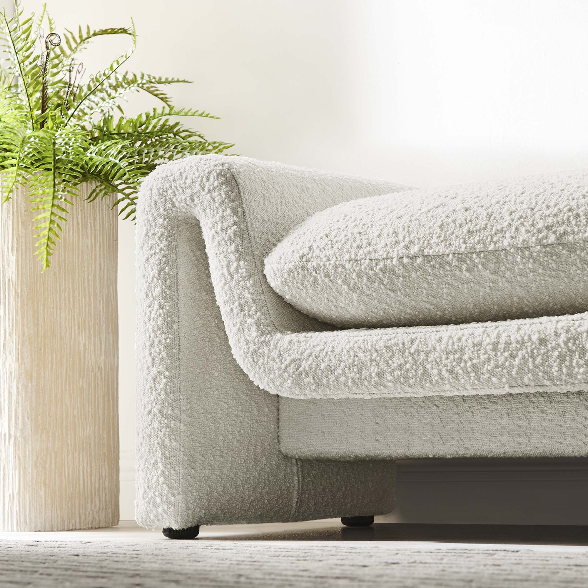 Modway Waverly Boucle Fabric Bench