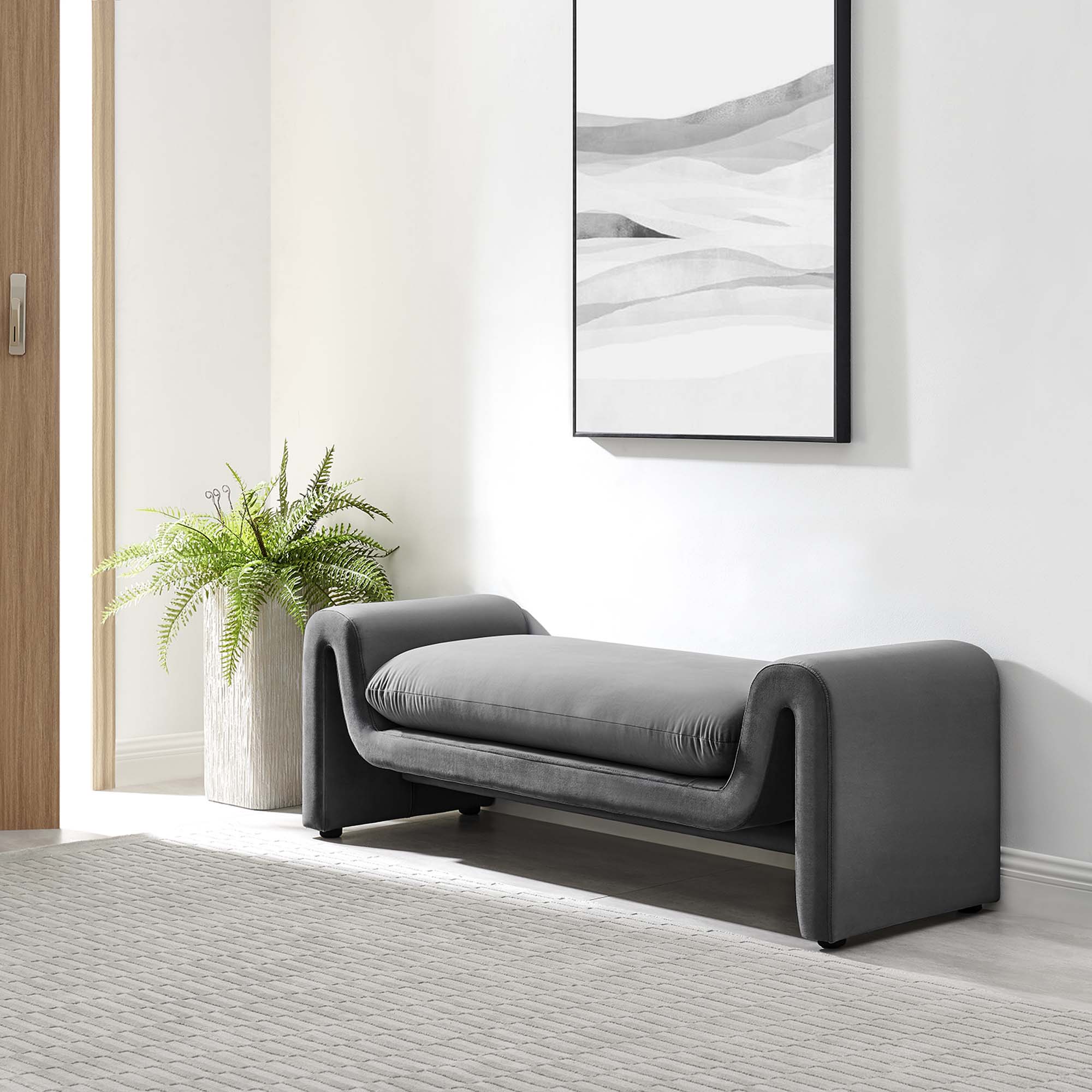 Modway Waverly Performance Velvet Bench