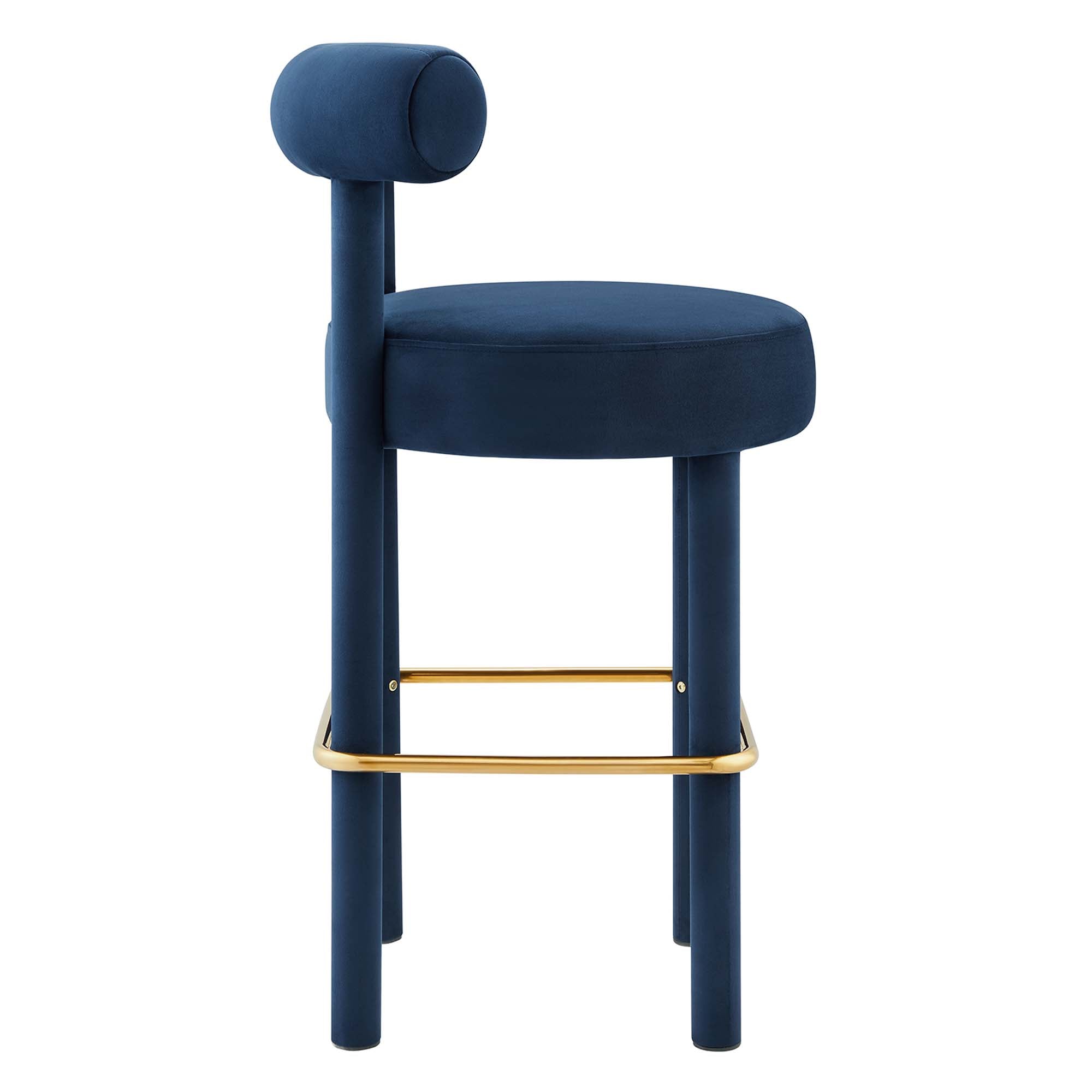Modway Toulouse Performance Velvet Bar Stool