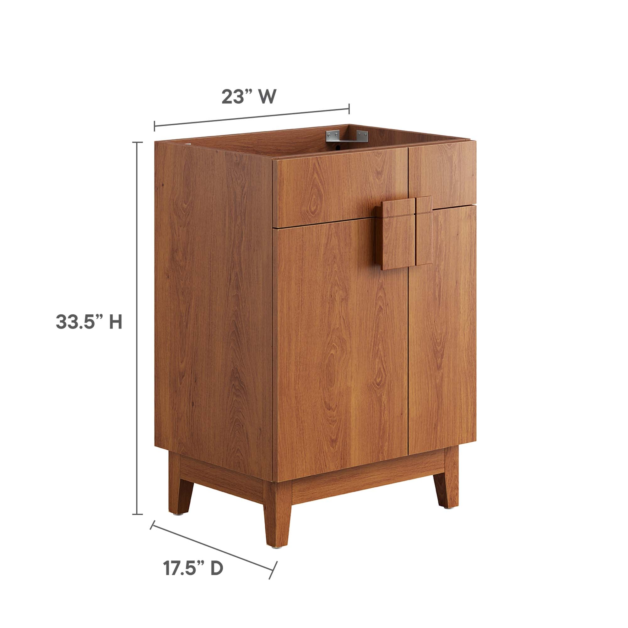 Modway Miles 24” Bathroom Vanity Cabinet (Sink Basin Not Included)