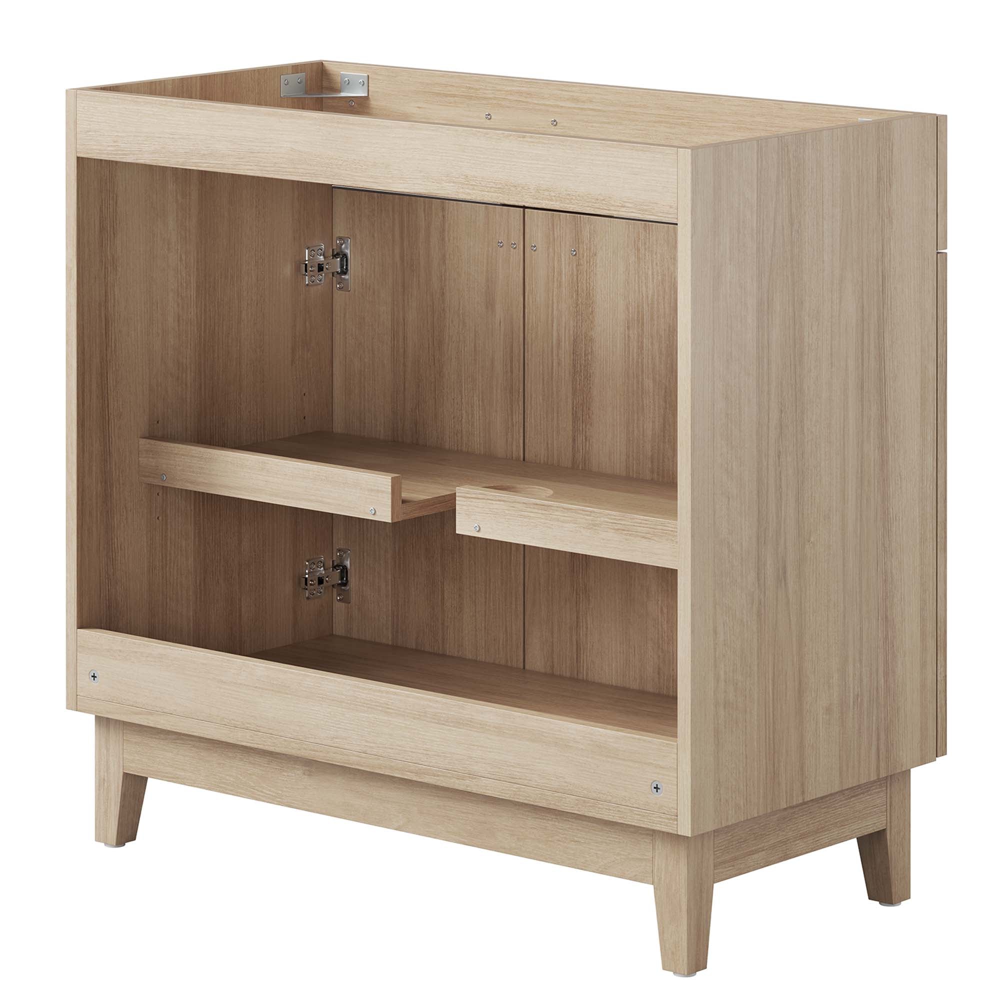 Modway Miles 36” Bathroom Vanity Cabinet (Sink Basin Not Included)