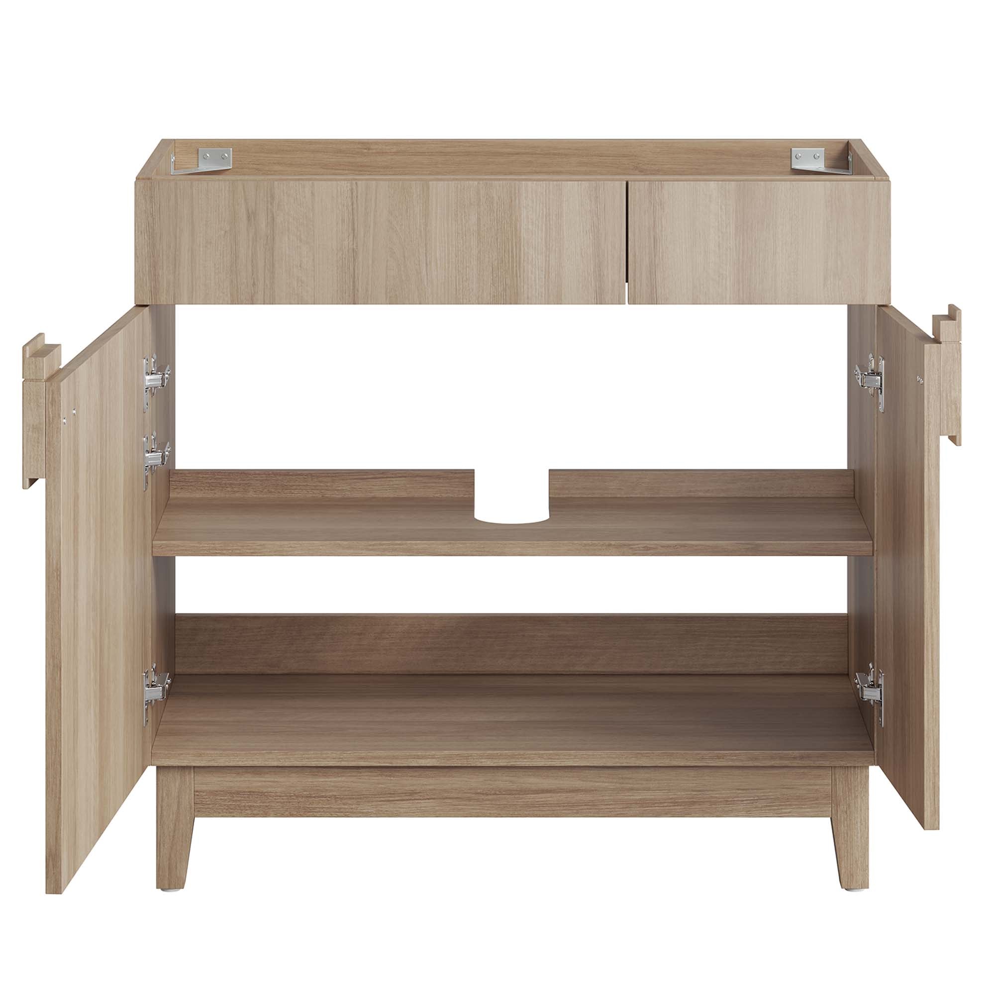 Modway Miles 36” Bathroom Vanity Cabinet (Sink Basin Not Included)