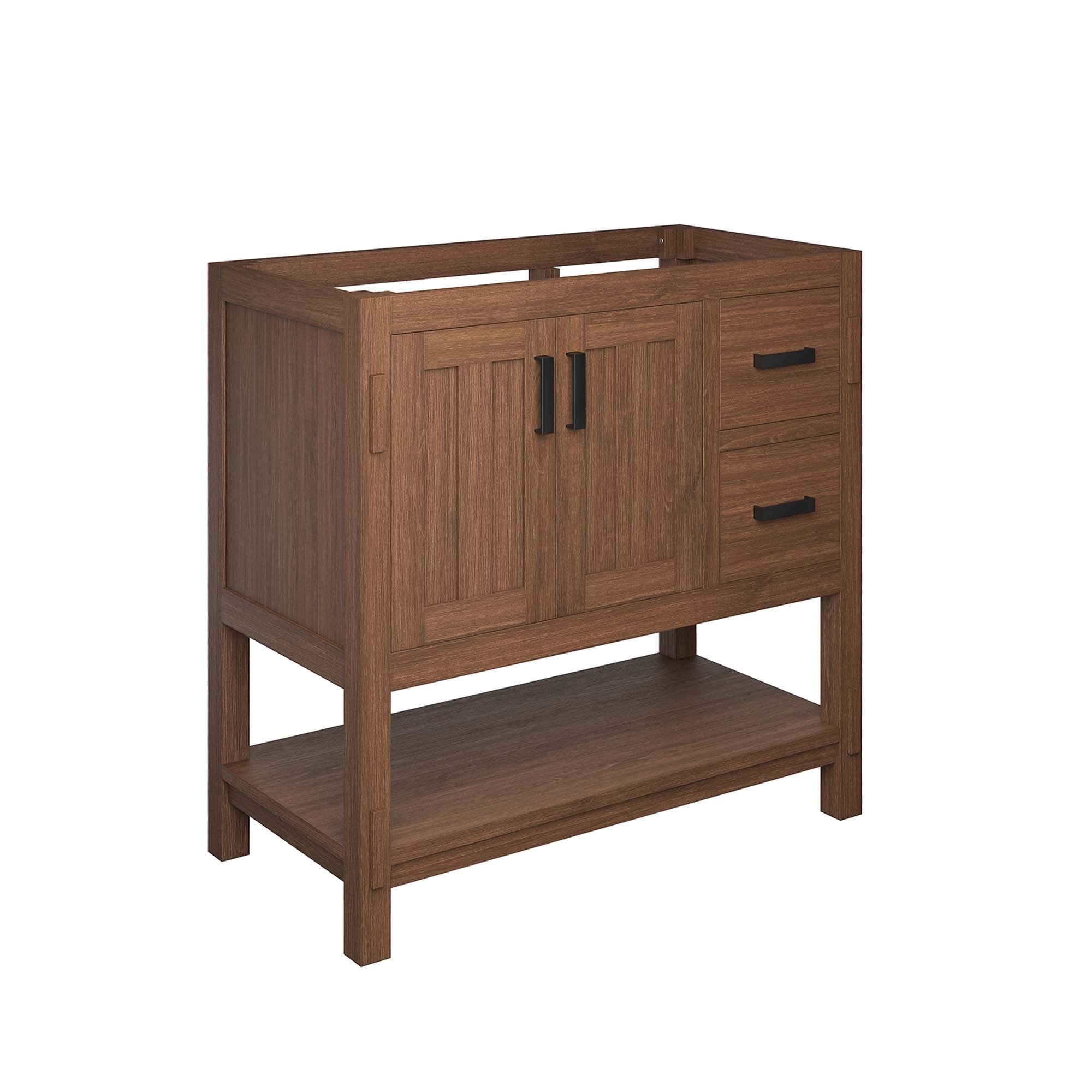 Modway Ashlyn 36” Wood Bathroom Vanity Cabinet (Sink Basin Not Included)