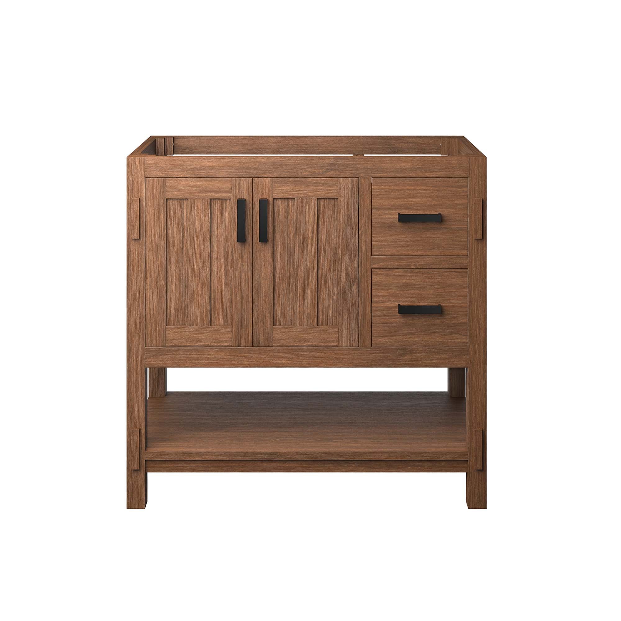Modway Ashlyn 36” Wood Bathroom Vanity Cabinet (Sink Basin Not Included)