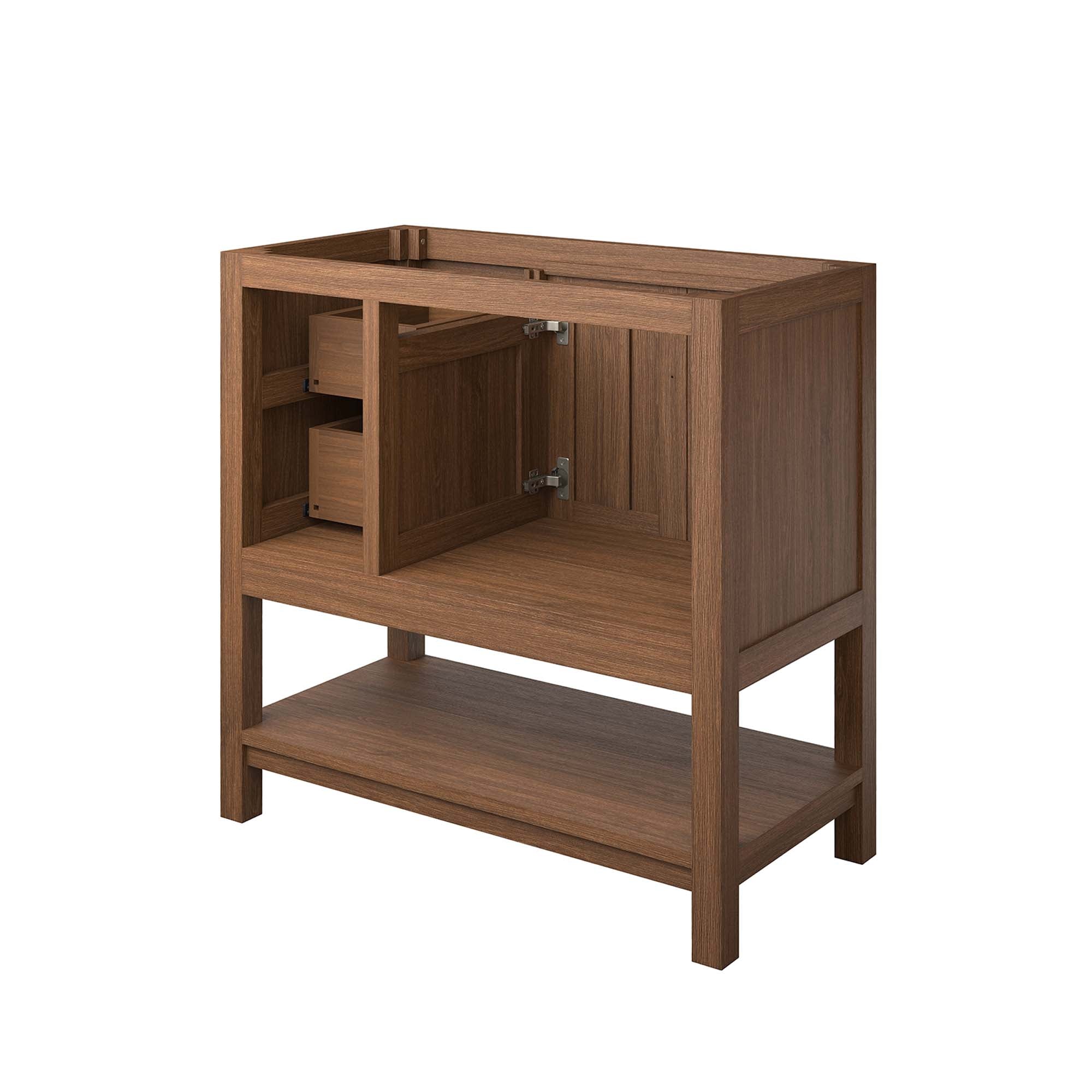 Modway Ashlyn 36” Wood Bathroom Vanity Cabinet (Sink Basin Not Included)