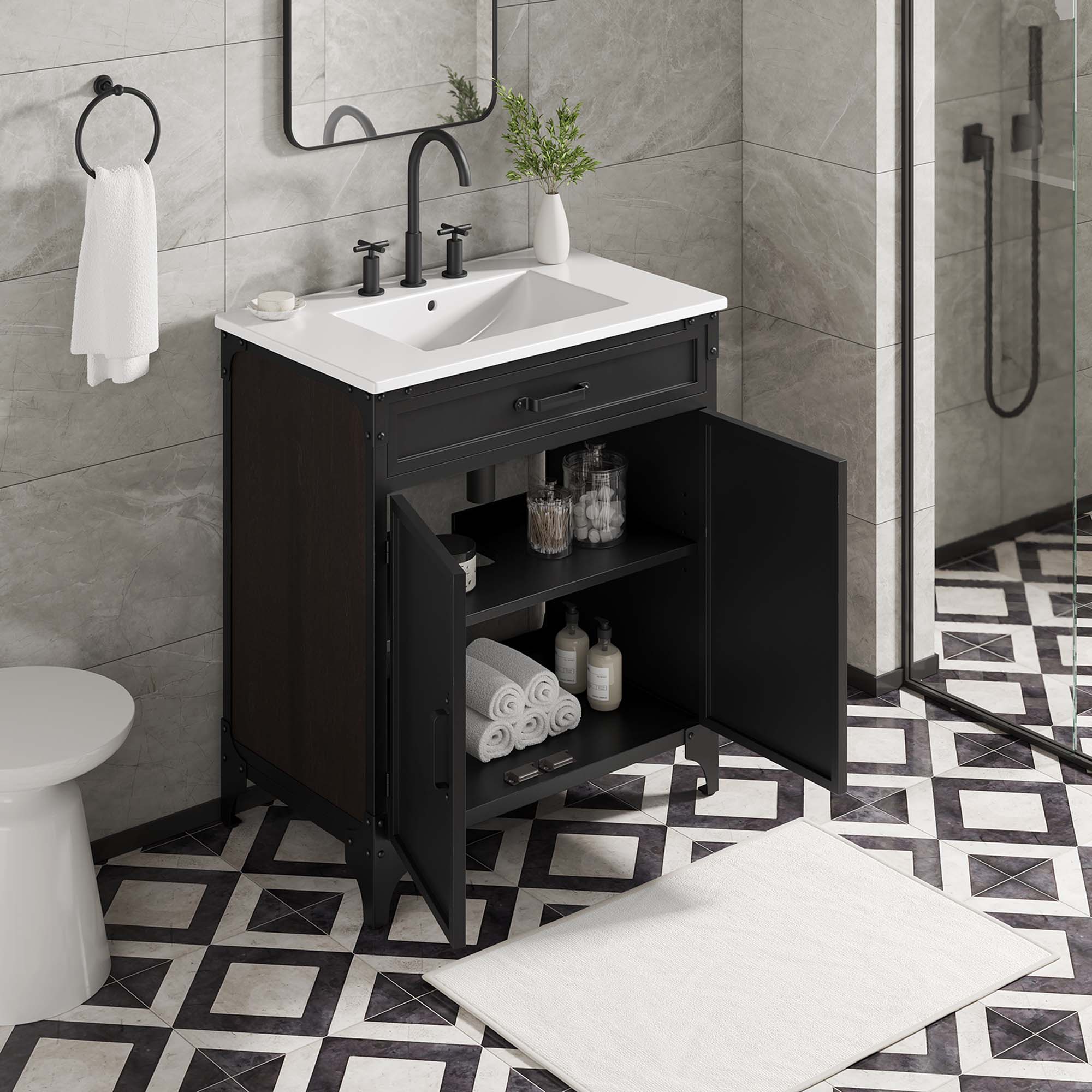 Modway Steamforge 30" Bathroom Vanity