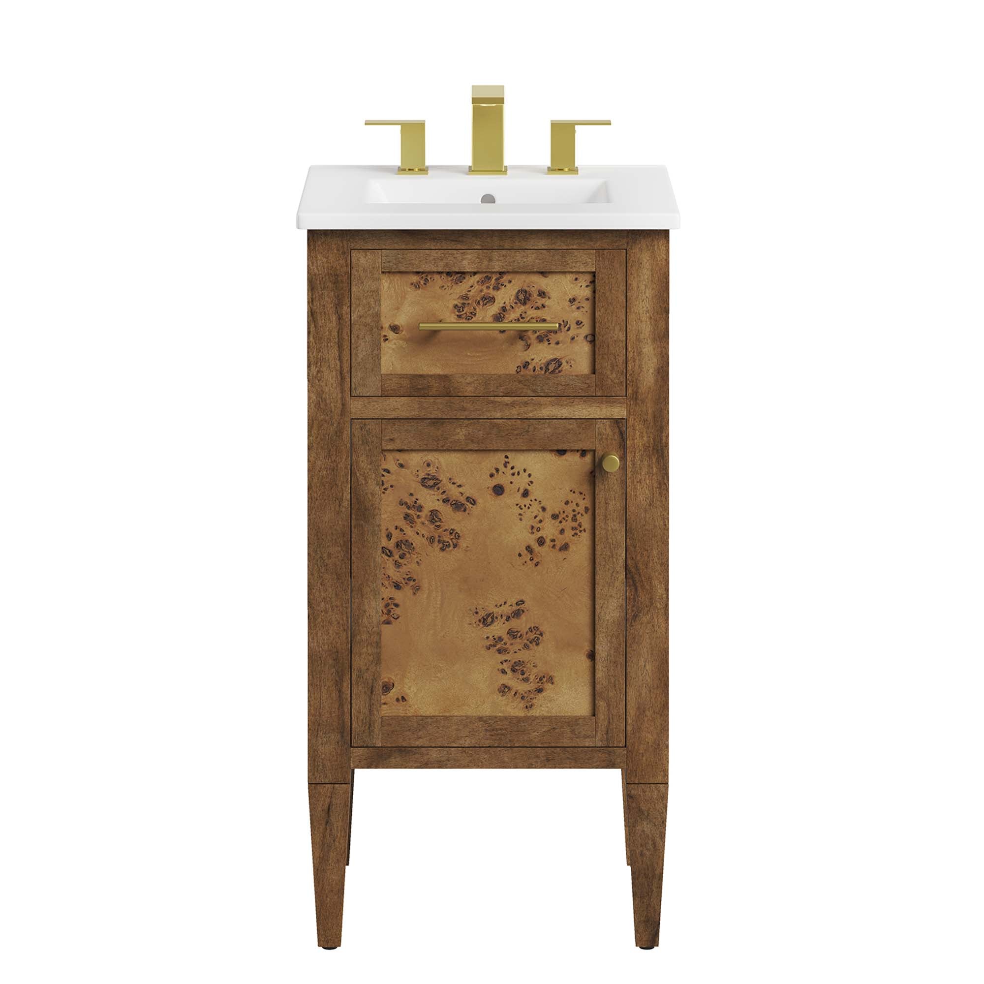 Modway Elysian 18" Wood Bathroom Vanity