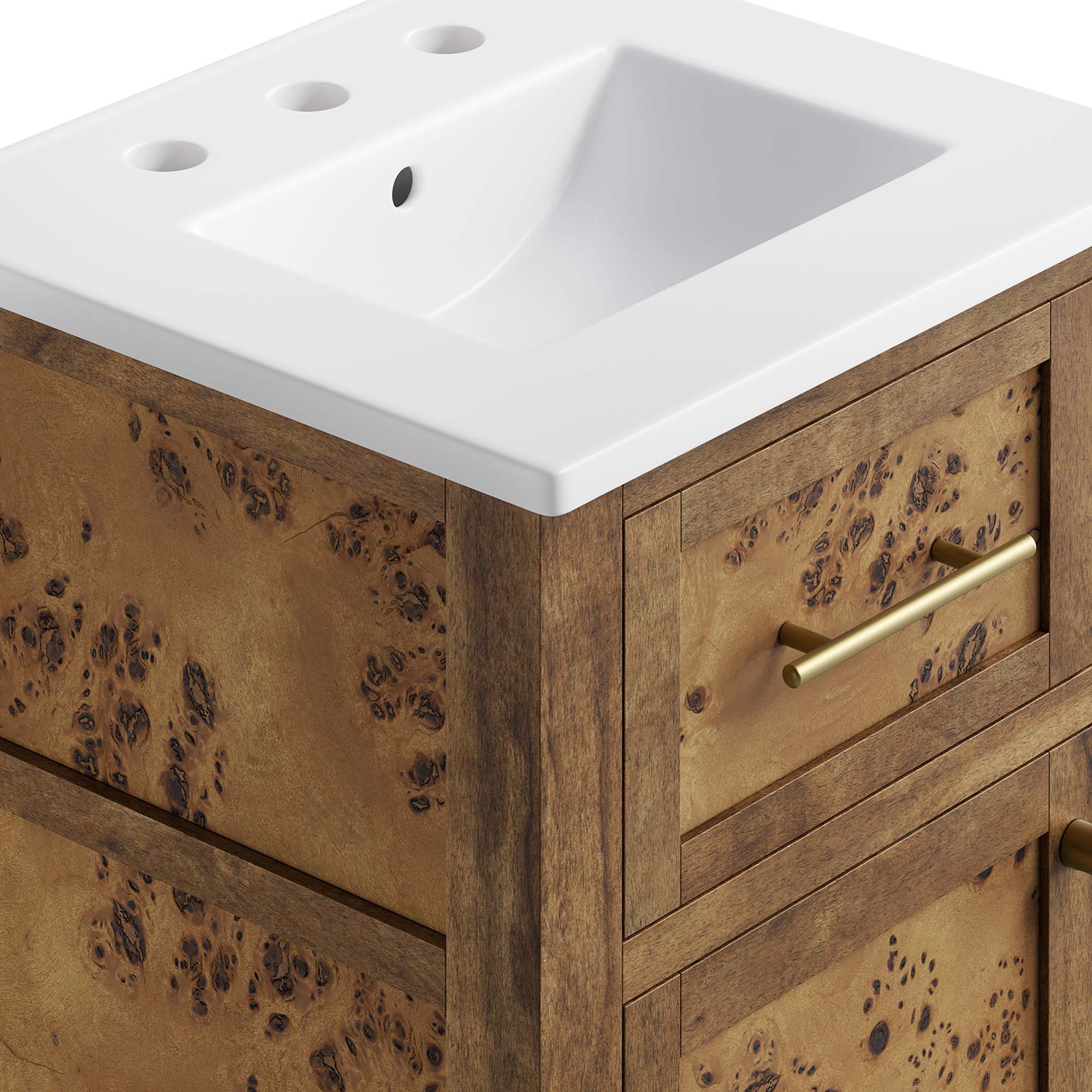 Modway Elysian 18" Wood Bathroom Vanity