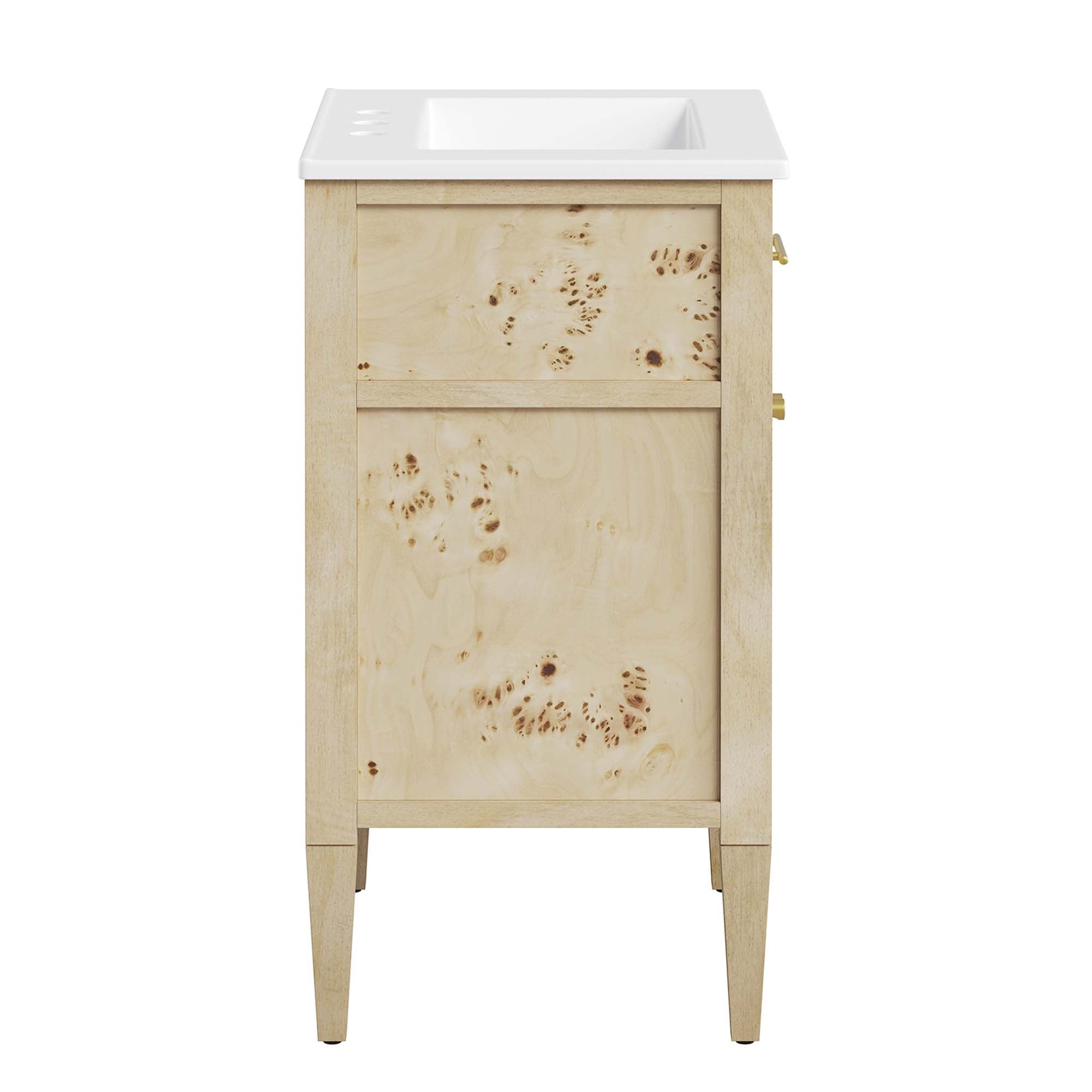 Modway Elysian 24" Wood Bathroom Vanity