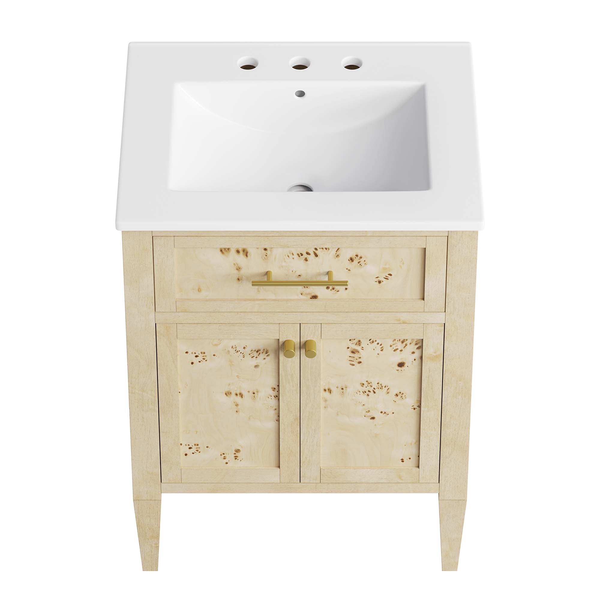 Modway Elysian 24" Wood Bathroom Vanity
