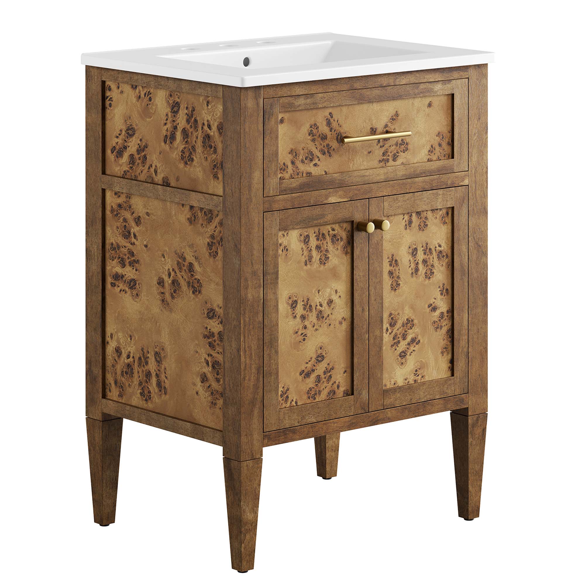 Modway Elysian 24" Wood Bathroom Vanity