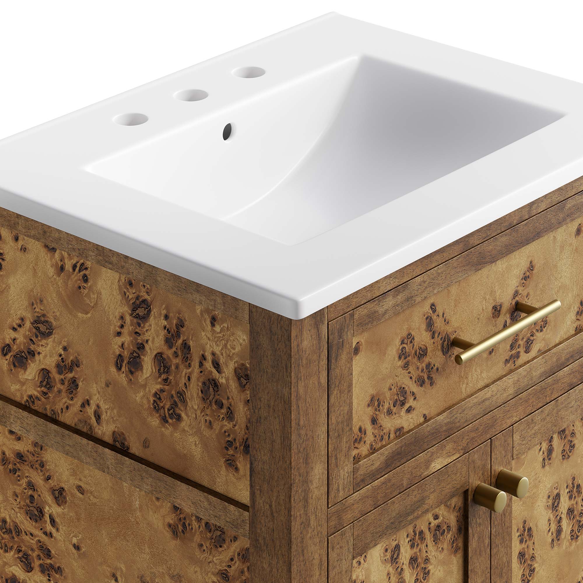 Modway Elysian 24" Wood Bathroom Vanity