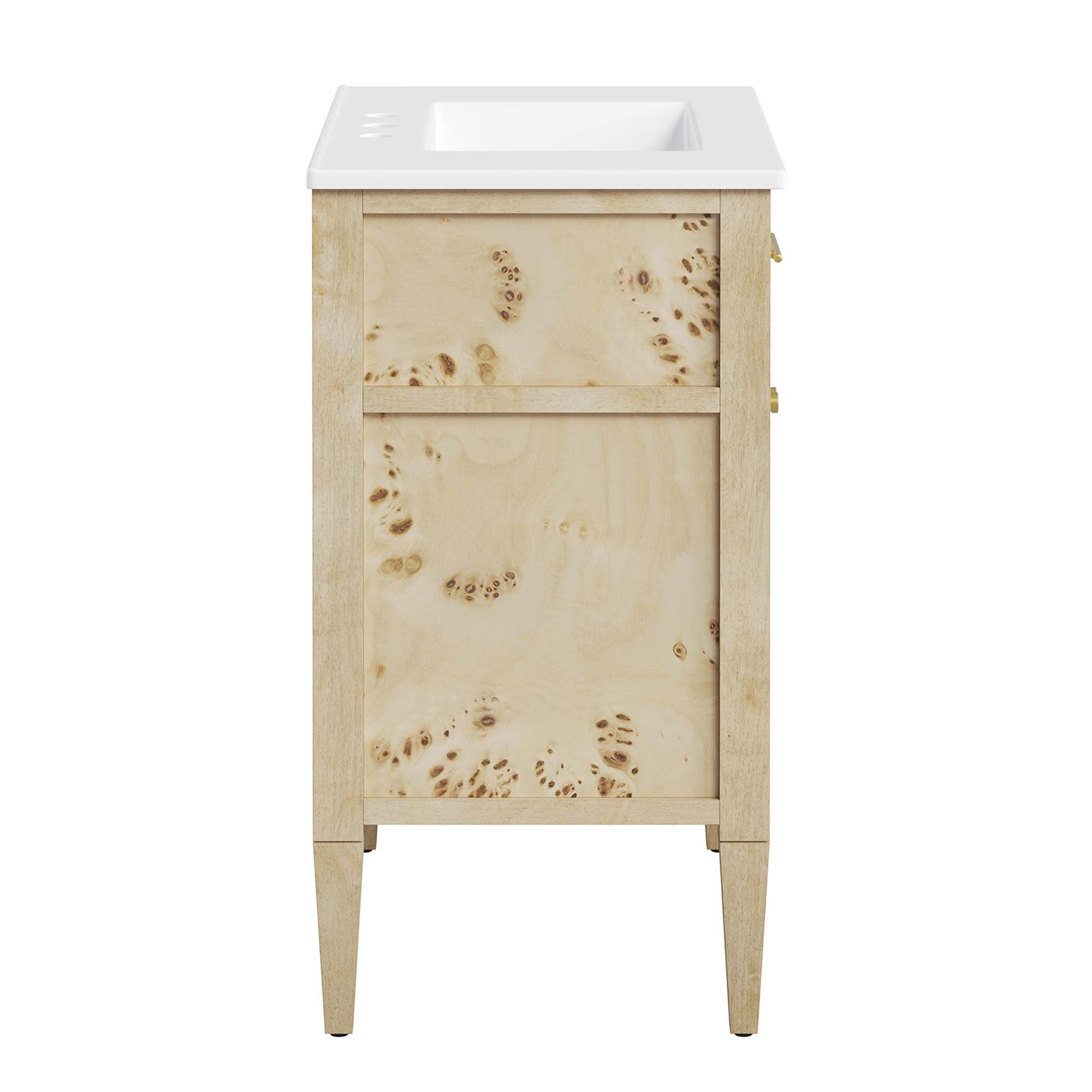 Modway Elysian 30" Wood Bathroom Vanity