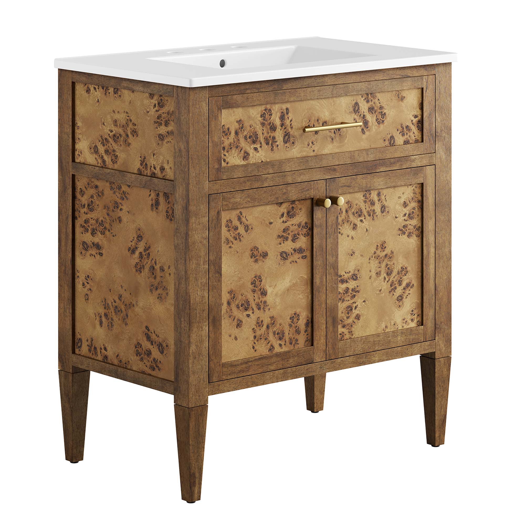 Modway Elysian 30" Wood Bathroom Vanity
