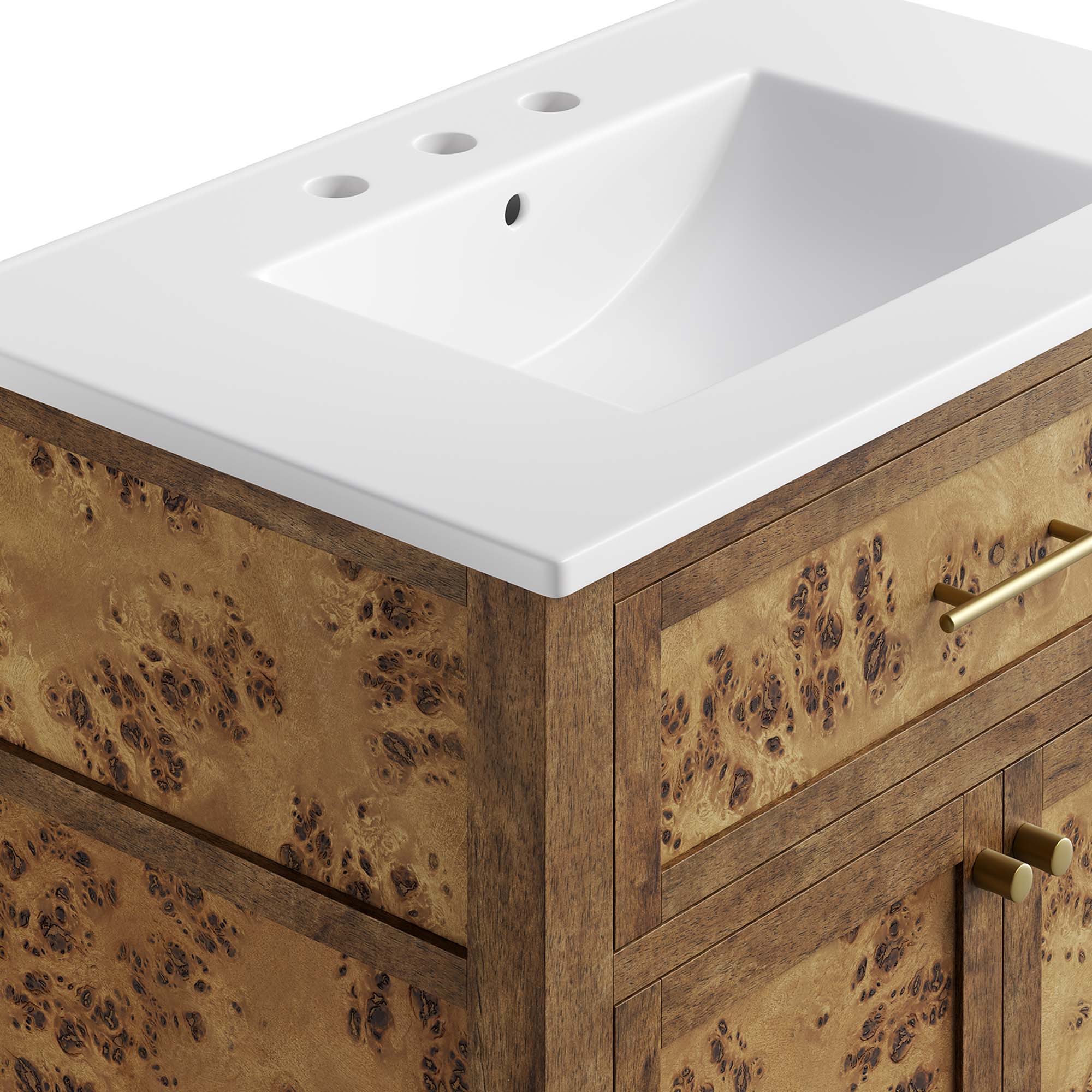 Modway Elysian 30" Wood Bathroom Vanity