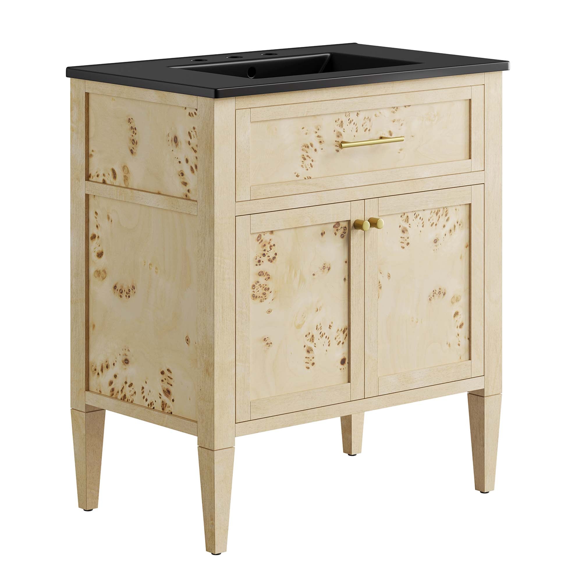Modway Elysian 30" Wood Bathroom Vanity