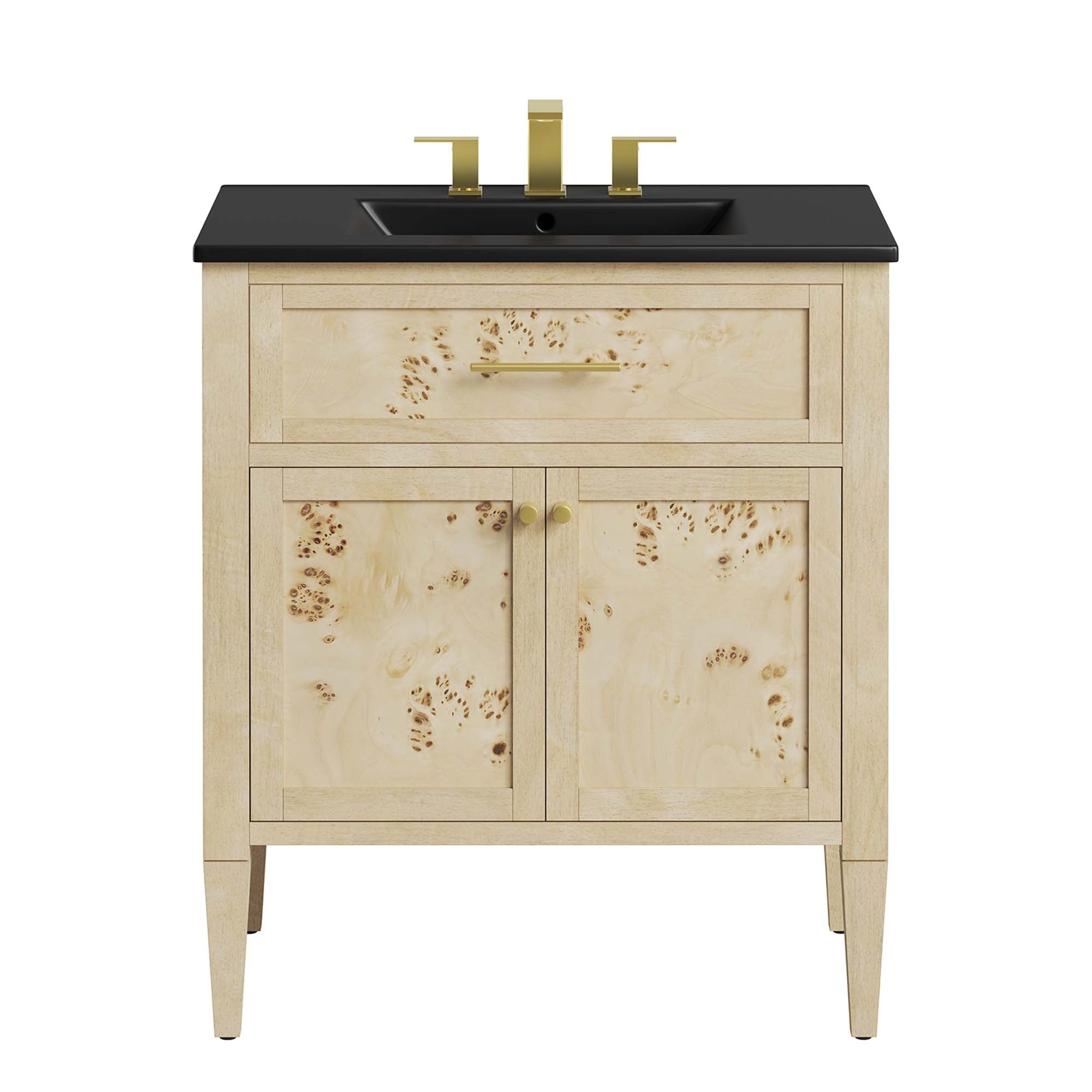 Modway Elysian 30" Wood Bathroom Vanity