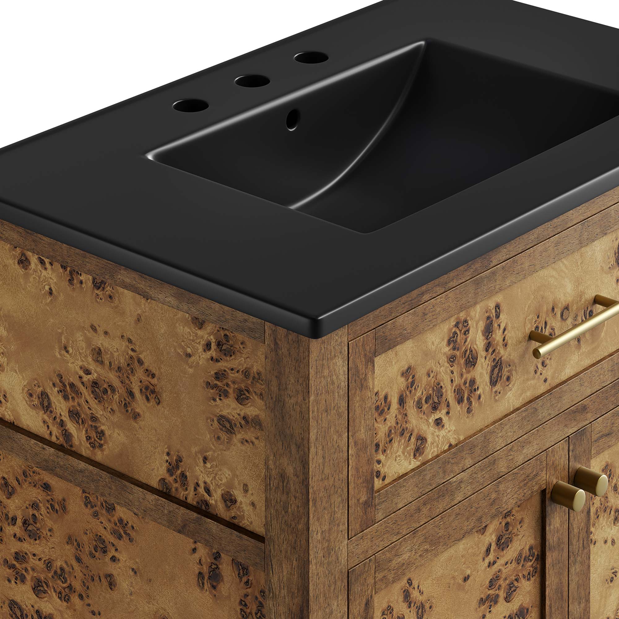 Modway Elysian 30" Wood Bathroom Vanity