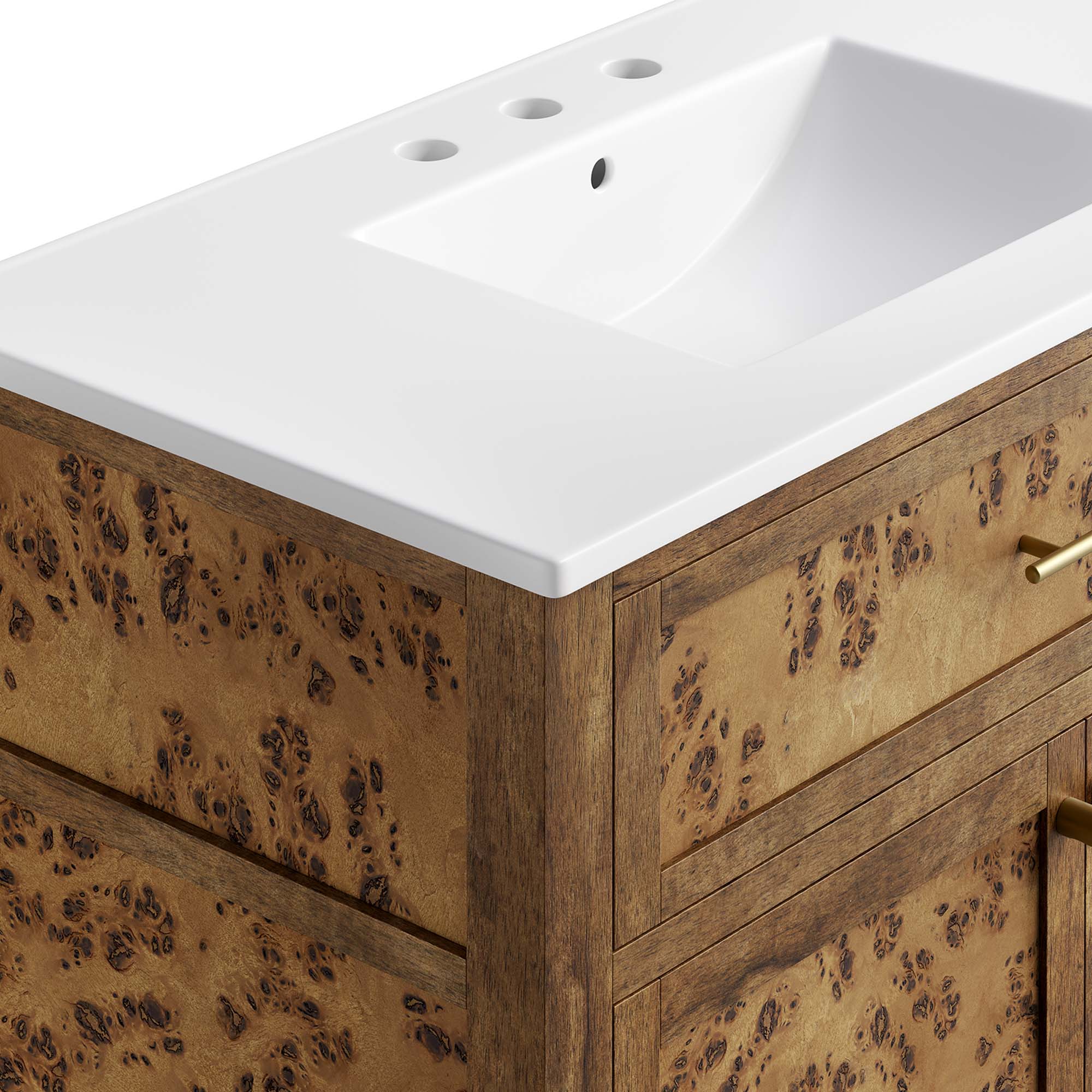 Modway Elysian 36" Wood Bathroom Vanity